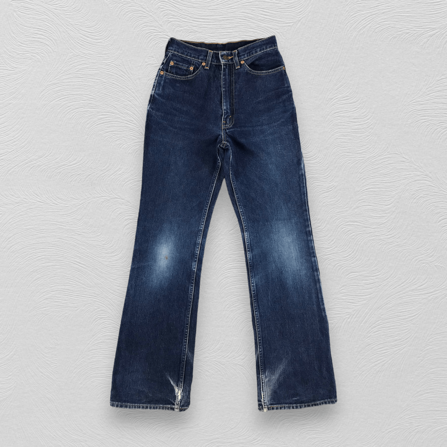 image of 90's Levis 517 Jeans Faded Blue Flare Denim Kj704, Men's (Size 27)