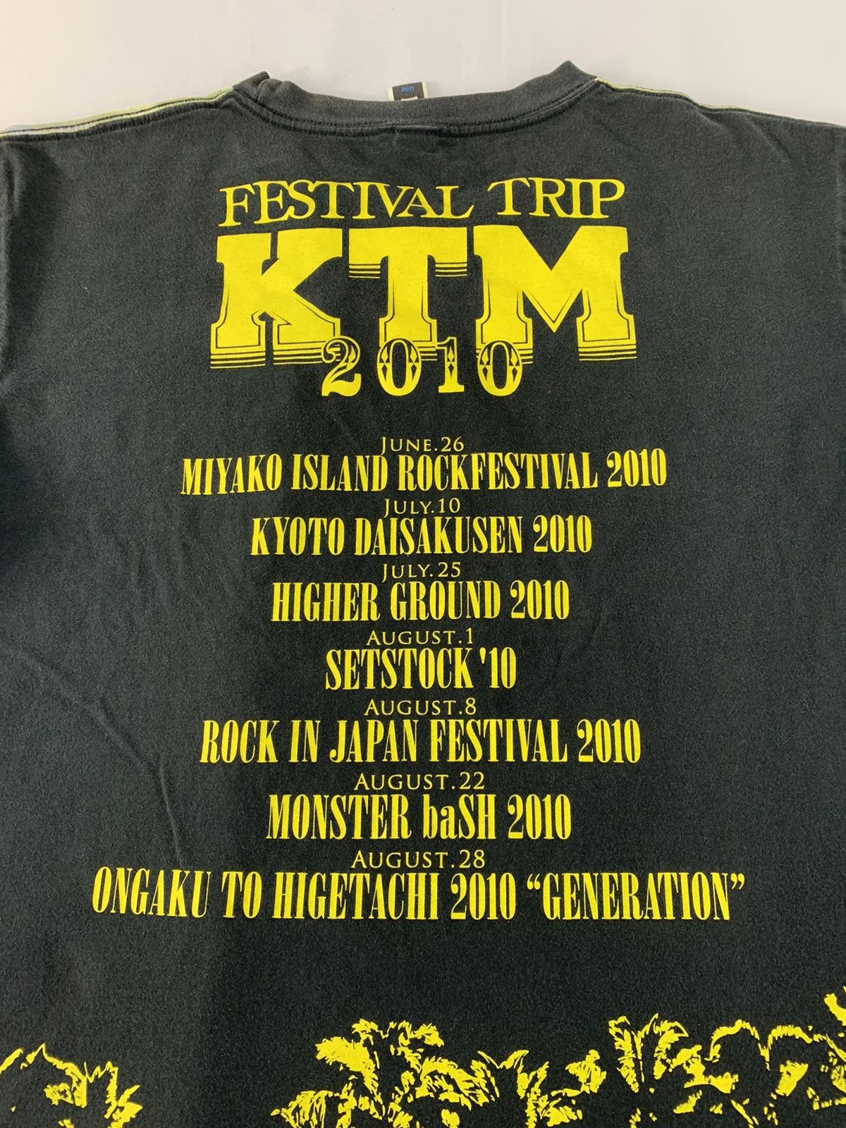 Japanese Brand × Vintage Hype KTM Festival Trip Tour 2010 Over Printed Tee Size US M / EU 48-50 / 2 - 4 Thumbnail