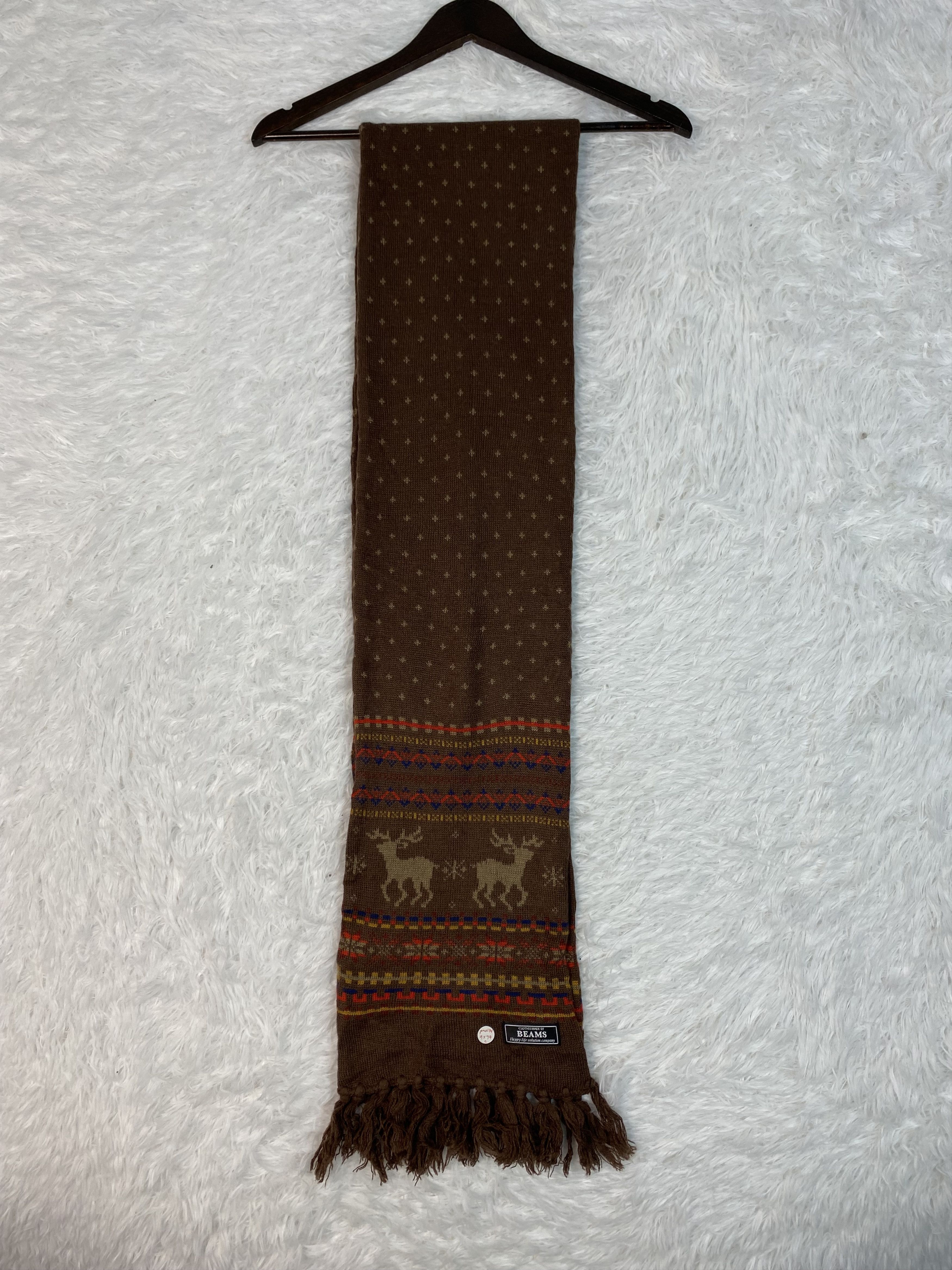 Beams Plus Vintage Beams Scarf / Muffler Neckwear PM0174 Size ONE SIZE - 4 Thumbnail