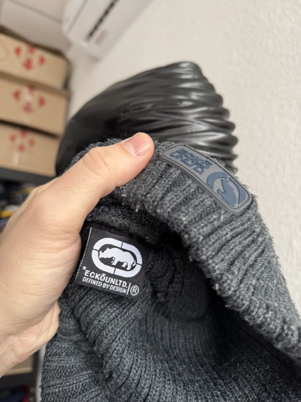 Ecko Unltd. × Vintage Vintage Ecko Unltd. Knit Beanie Hat Size ONE SIZE - 4 Thumbnail