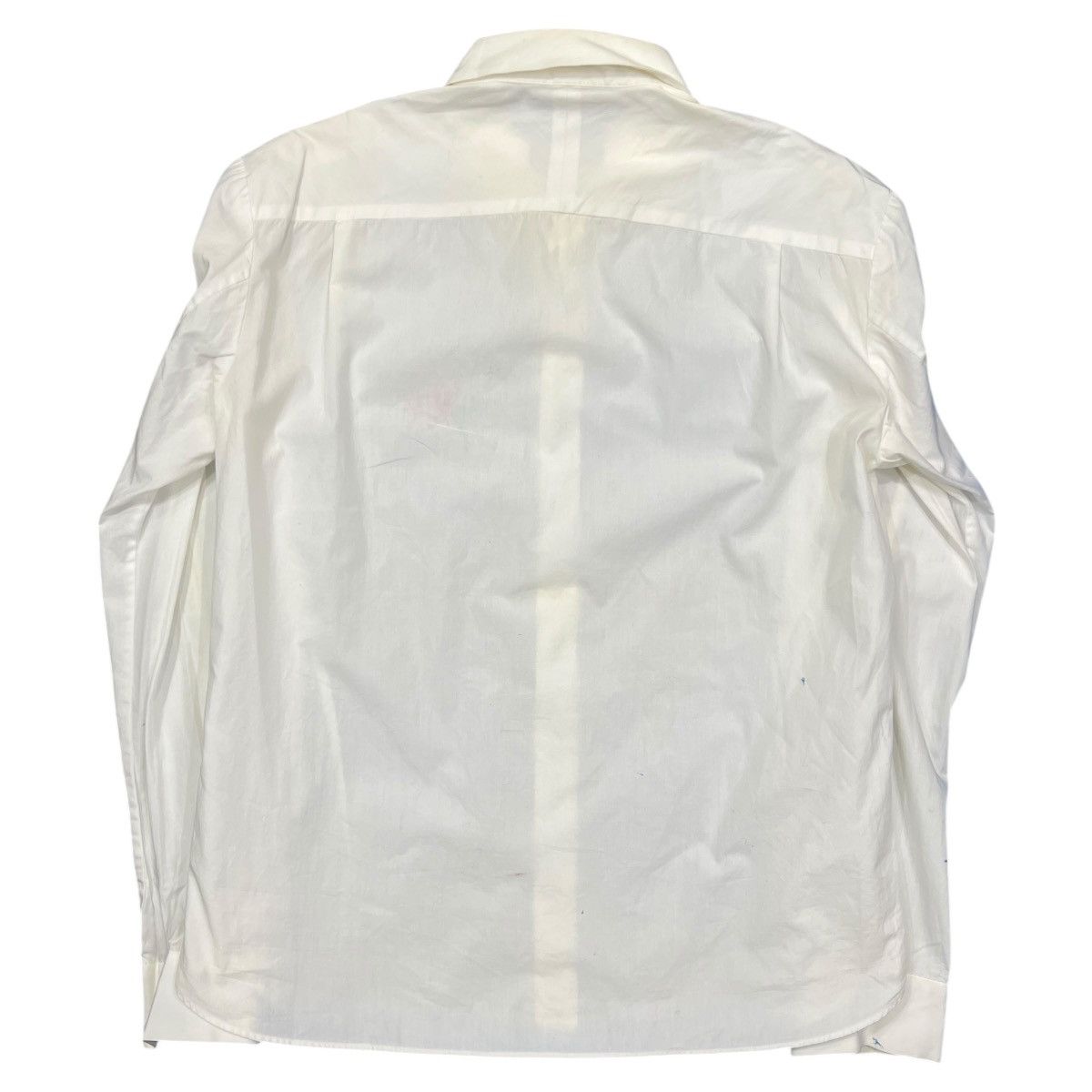 Number (N)ine NUMBER (N)INE 2006SS "GUNS'' Rose Sequins White Dress Shirts Size US L / EU 52-54 / 3 - 6 Thumbnail