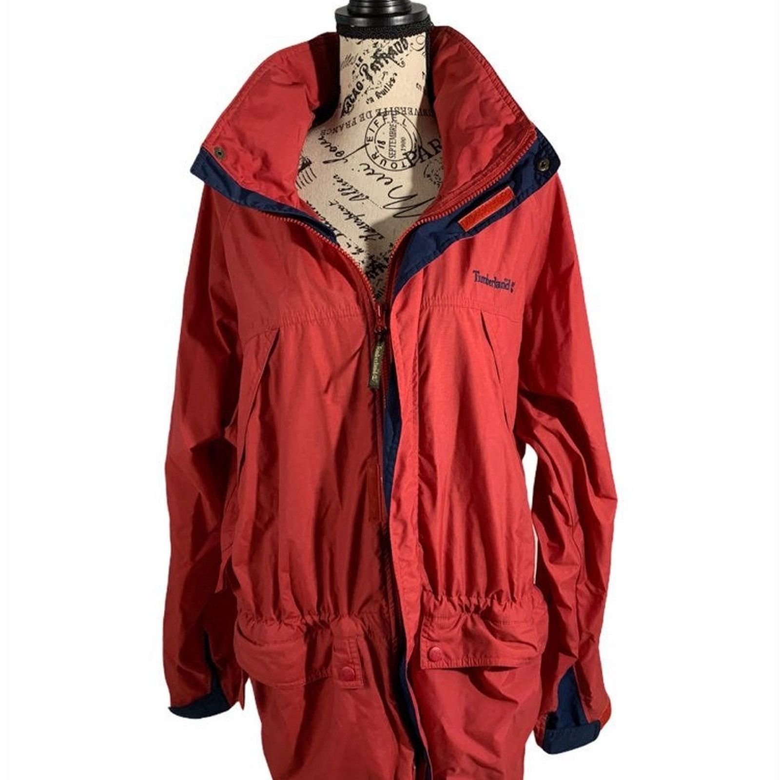 Timberland Timberland Men's Sz Medium Windbreaker jacket Hood Zip Front Size US M / EU 48-50 / 2 - 1 Thumbnail