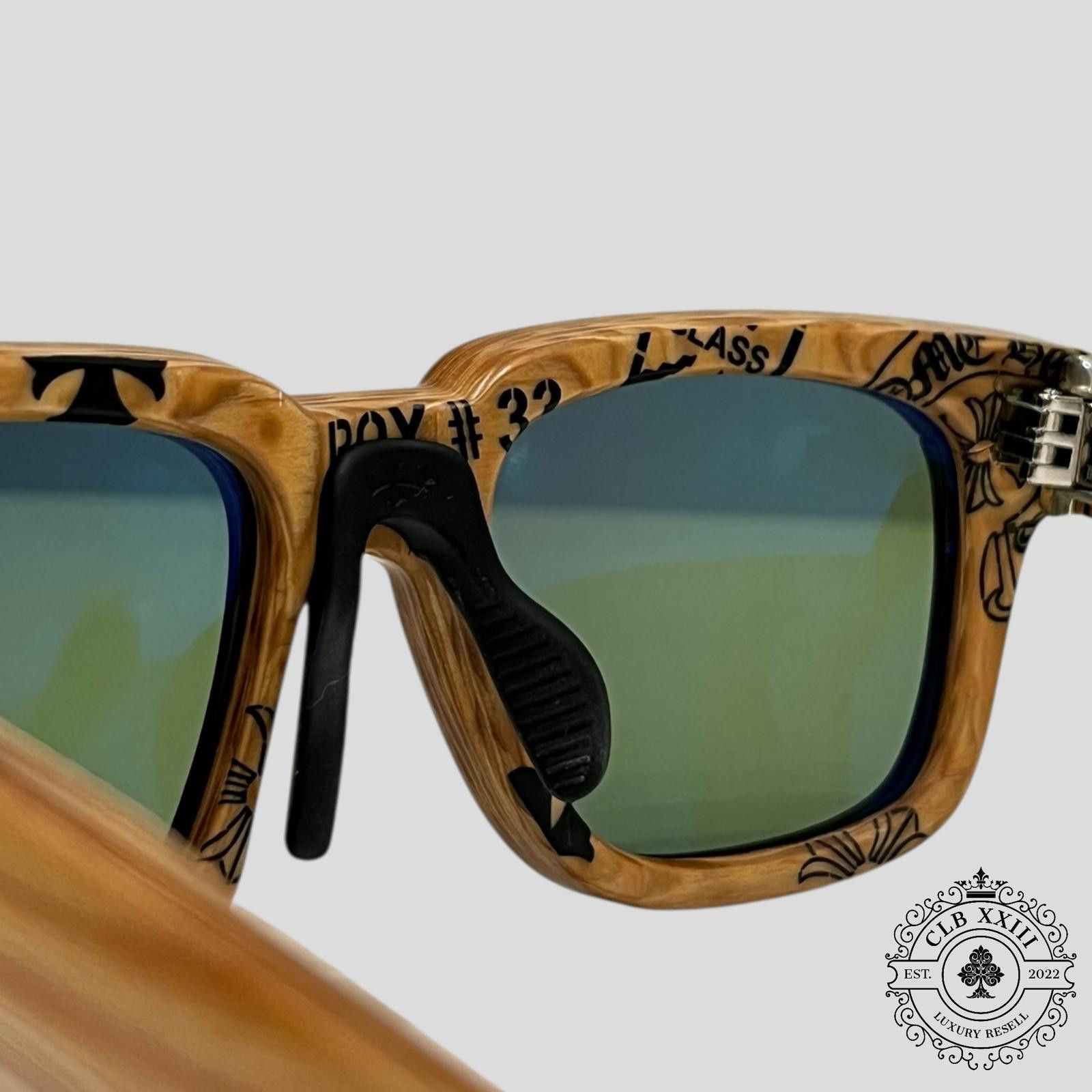 Chrome Hearts Chrome Hearts Stencil Lilith Wooden Framed Sunglasses Size ONE SIZE - 2 Thumbnail