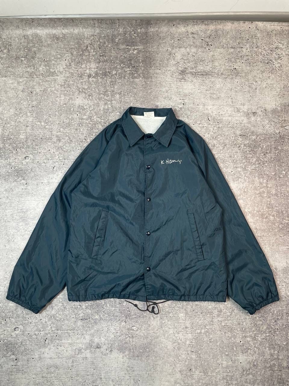 Keith Haring Vintage 90s Auburn Sportwear Keith Haring Nylon Jacket Y2K Size US M / EU 48-50 / 2 - 7 Thumbnail
