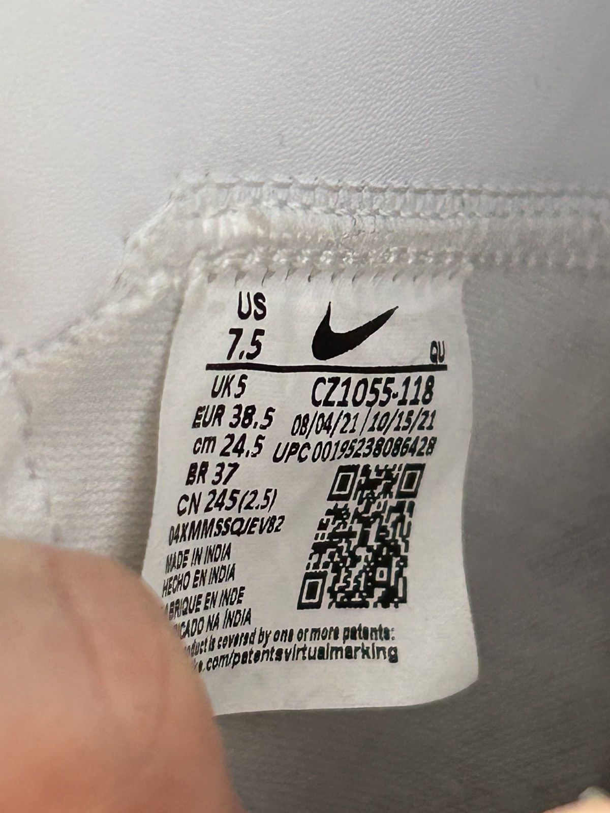 Nike Nike Blazer Mid Pink Oxford Size US 7.5 / IT 37.5 - 7 Thumbnail