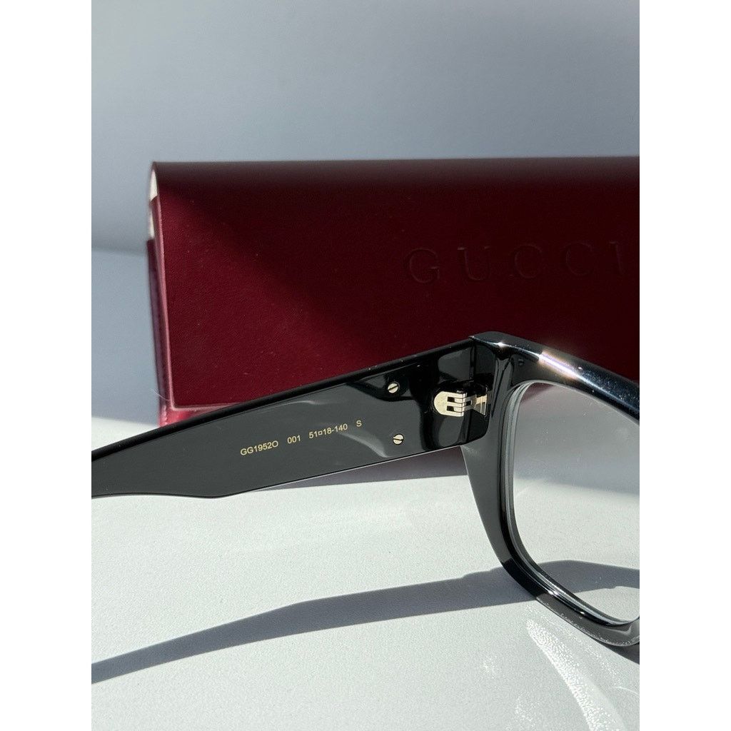 Gucci NEW Gucci GG1952O Black Thick Rim Eyeglasses Frames $515 Size ONE SIZE - 9 Thumbnail