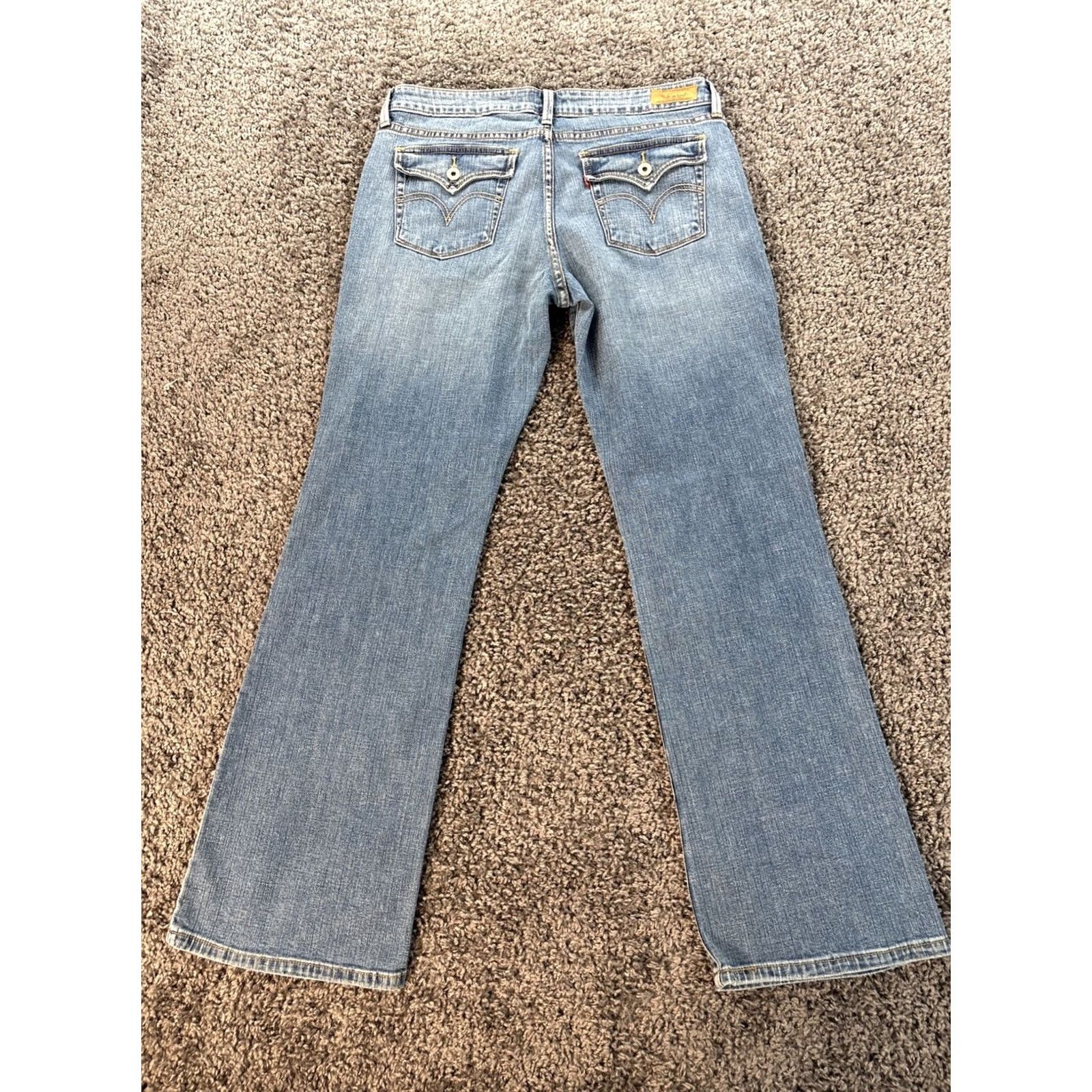 Levi's VINTAGE Levi’s 545 Low Rise Stretch Womens Jeans 34x31 Bootcut Light Wash Size 24" / US 00 / IT 34 - 8 Thumbnail
