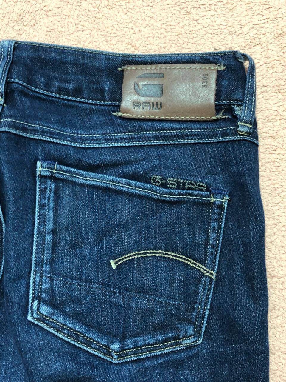 G-Star Vintage G-Star Raw 3301 Straight Fit Denim Jeans Size 26 Size 26" / US 2 / IT 38 - 18 Thumbnail