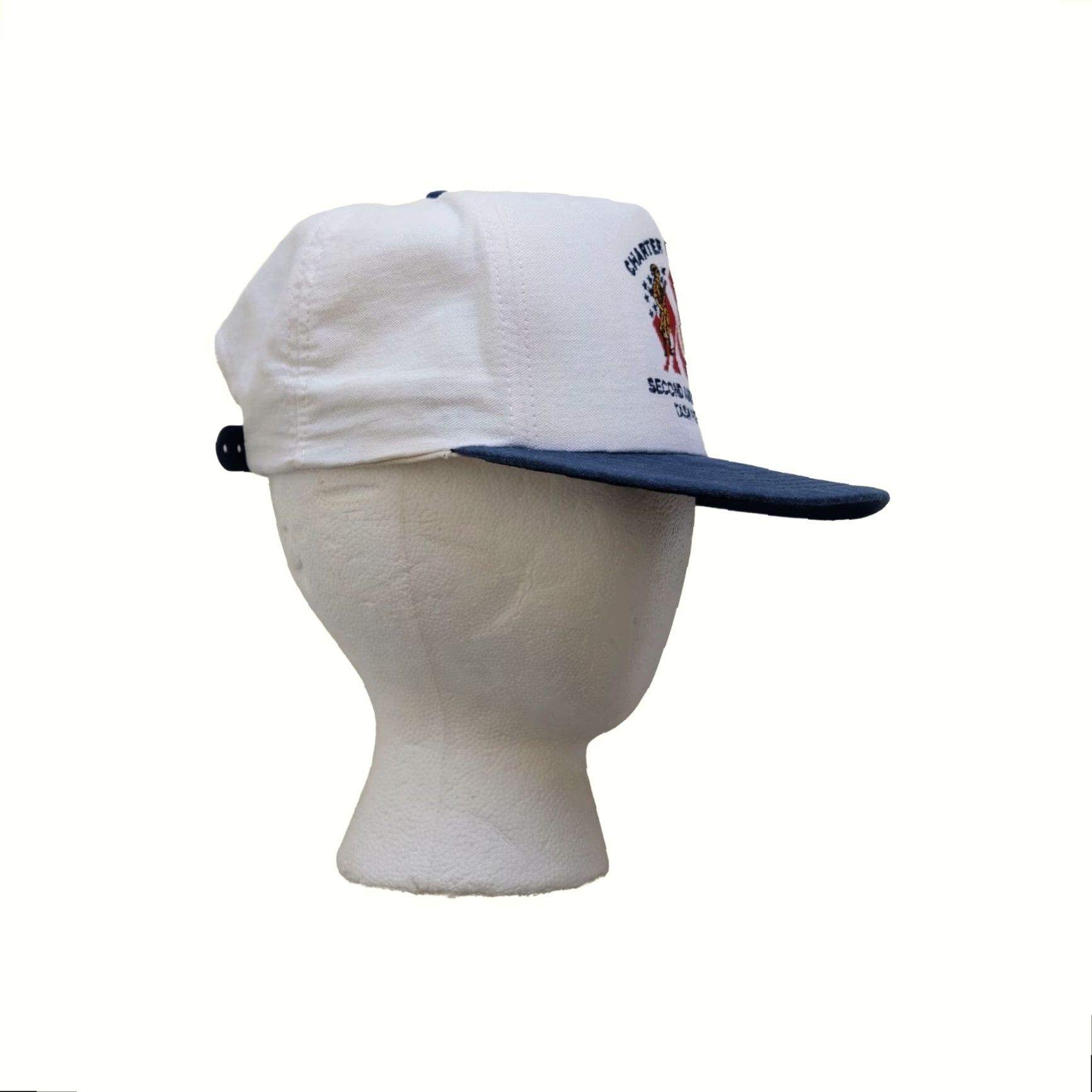 Vintage VINTAGE NRA VTG 90s NATIONAL RIFLE ASSOC SECOND AMENDMENT FLAG SNAPBACK HAT CAP ONE SIZE White Mens Snapback USA 90s Theme Adjustable Size ONE SIZE - 2 Thumbnail
