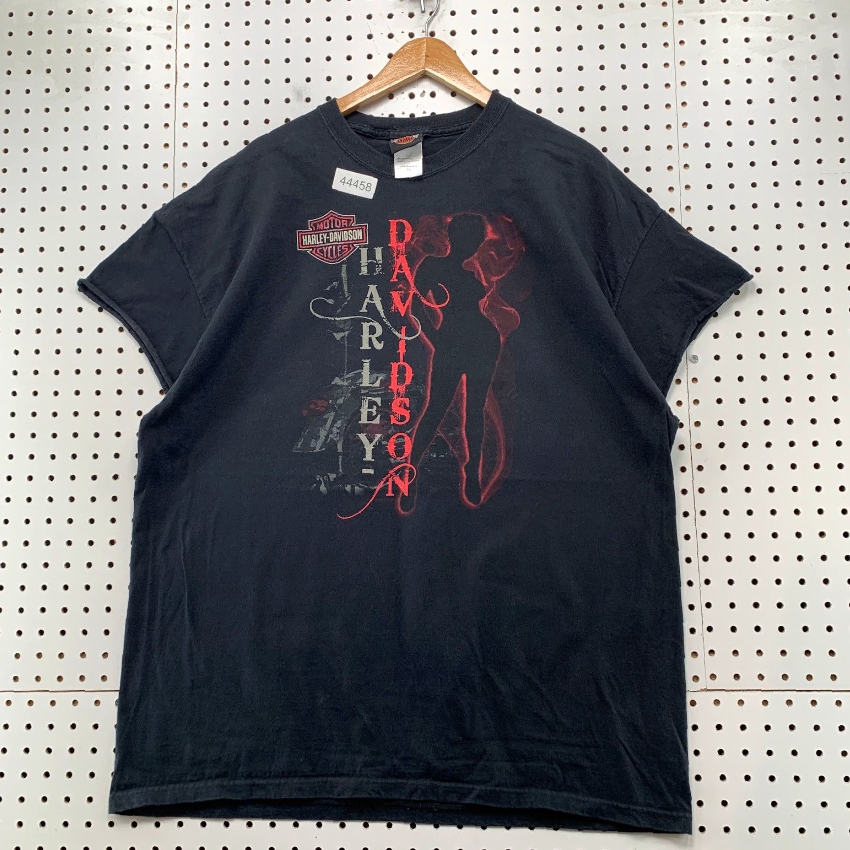 Harley Davidson VINTAGE Harley-Davidson Shirt Mens 2XL Black Sleeveless Crew Neck Graphic Print Band Biker Music Joliet IL Size US XXL / EU 58 / 5 - 2 Thumbnail