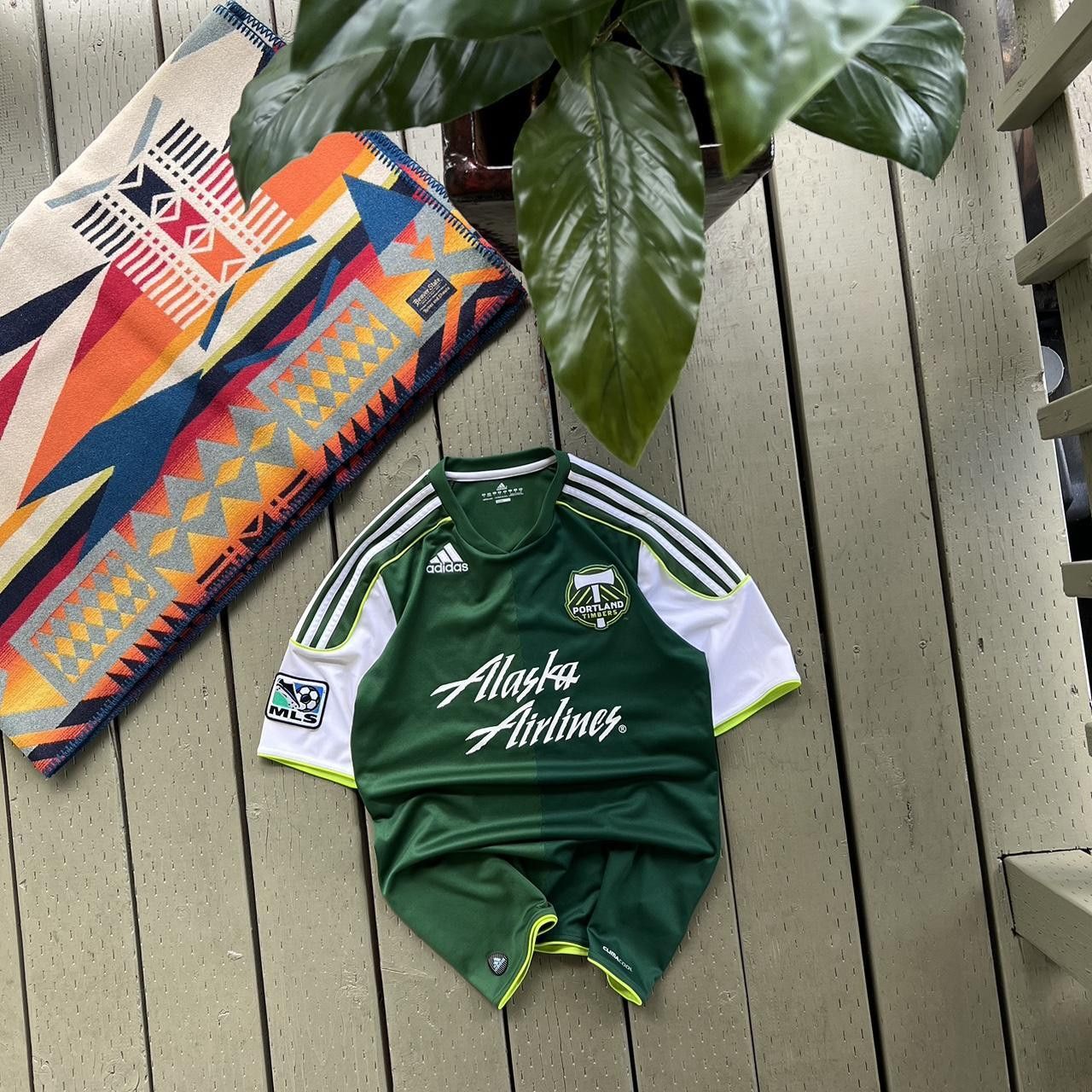 Adidas Adidas Authentic Portland Timbers MLS Jersey Size US S / EU 44-46 / 1 - 3 Thumbnail