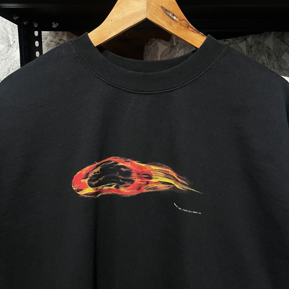 Oakley Vintage Oakley x Piet Software Flame T-Shirt Size US XL / EU 56 / 4 - 3 Thumbnail