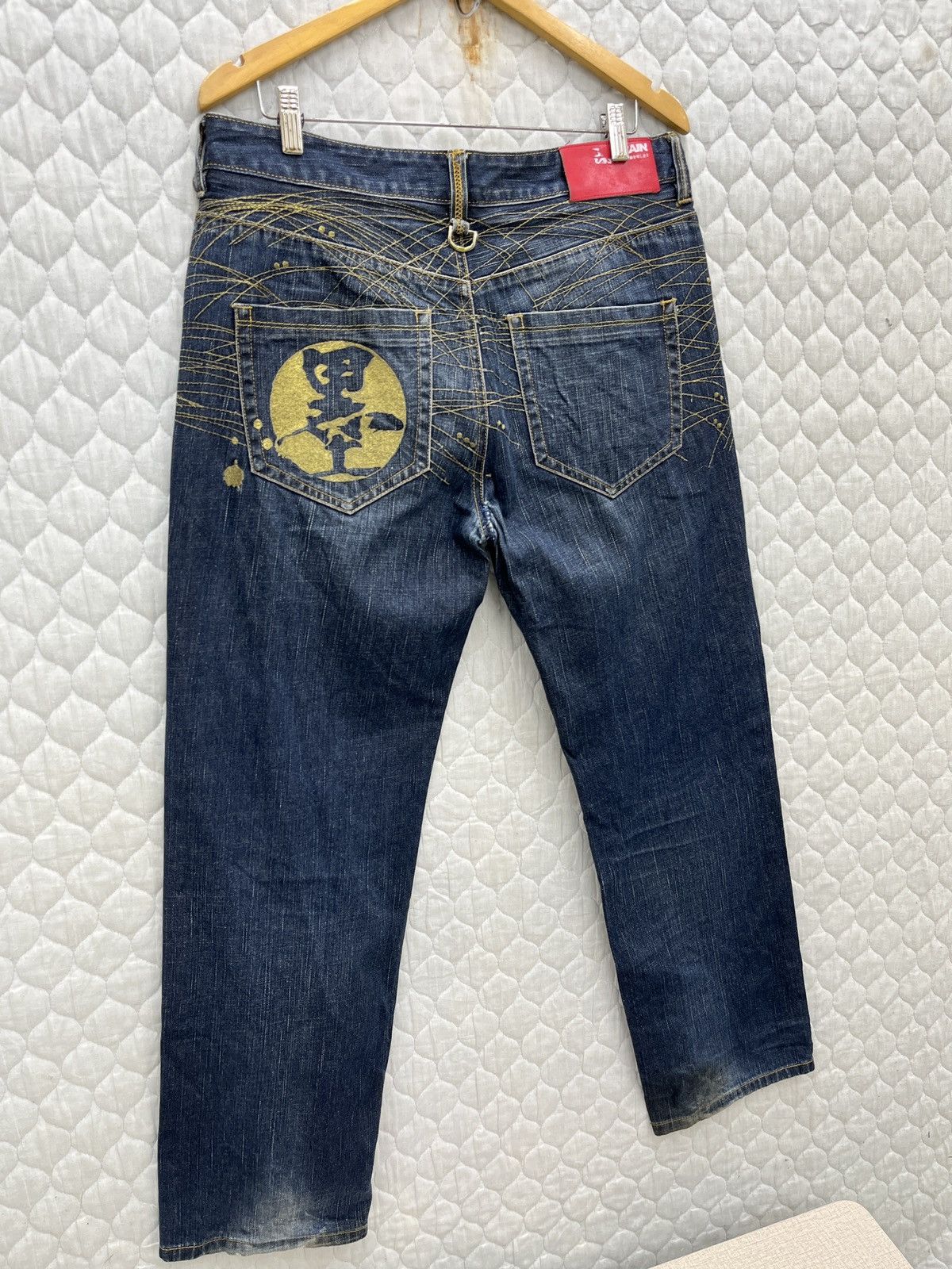 Karakuri Tamashii 🔥🔥🔥ARCHIVE TAKAHASHI BIG TRAIN JAPAN DENIM Size US 34 / EU 50 - 3 Thumbnail