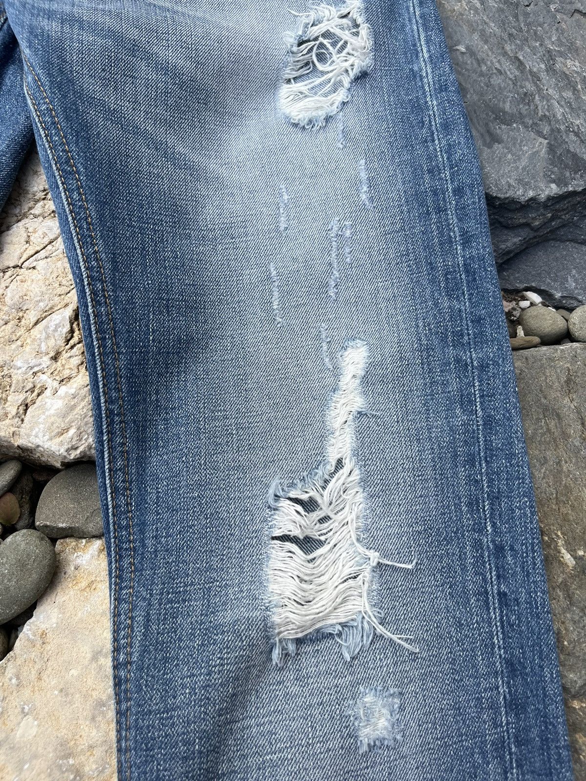 Dolce & Gabbana × Jean Vintage Dolce & Gabbana y2k distressed jeans ripped pants Size US 30 / EU 46 - 11 Thumbnail