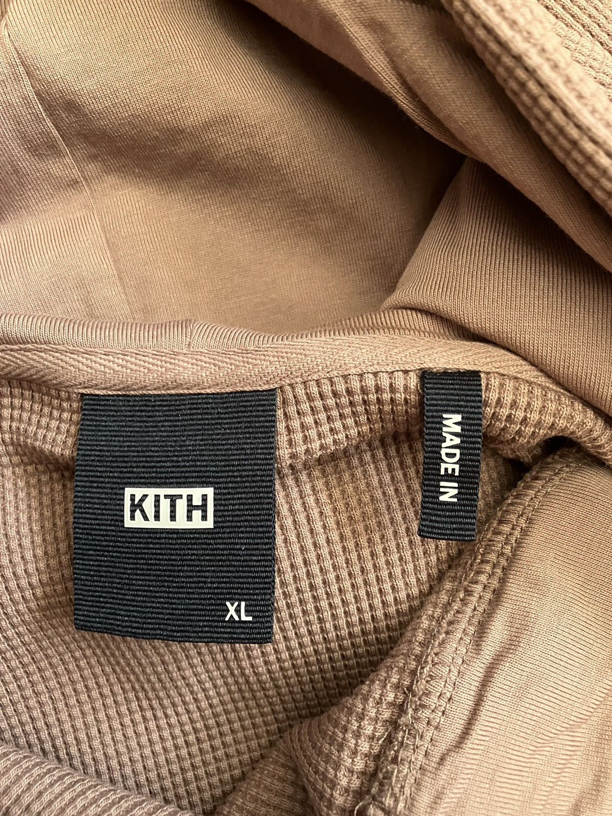 Kith Kith Cyber Monday Waffle Hoodie - Rose Size US XL / EU 56 / 4 - 3 Thumbnail