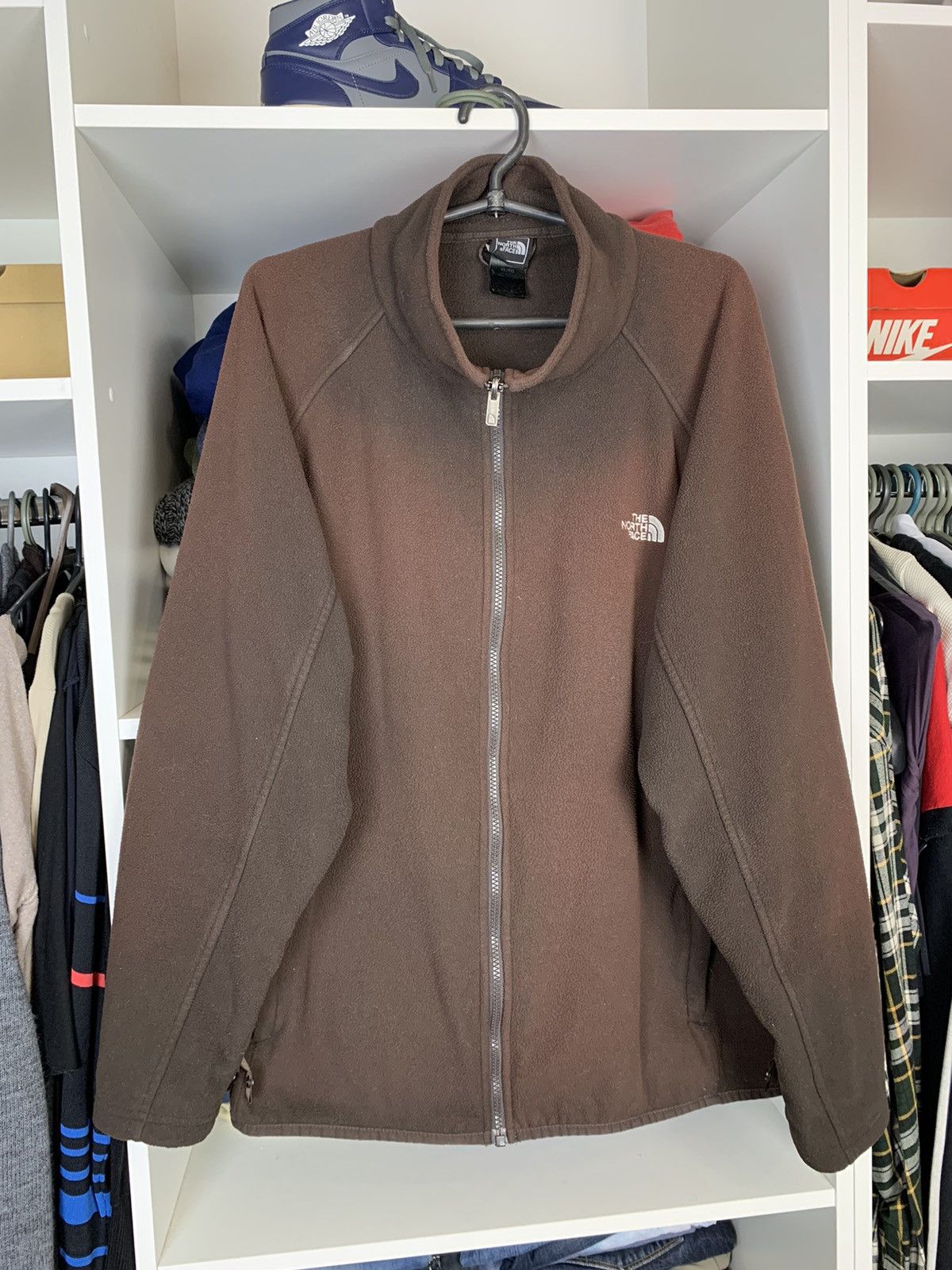 The North Face × Vintage Vintage The North Face Sun Faded Brown Fleece Size US XL / EU 56 / 4 - 1 Thumbnail