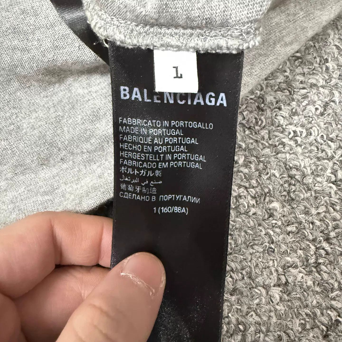 Balenciaga Balenciaga graffiti letter patch crew short tee L Size US L / EU 52-54 / 3 - 4 Thumbnail