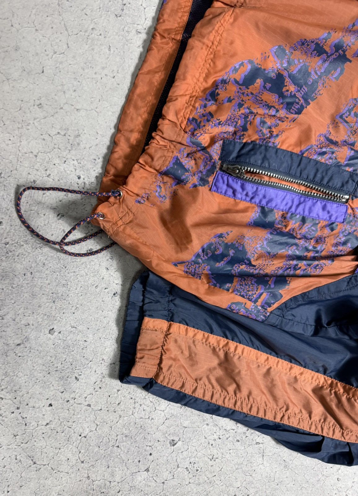 Nike Vintage 80s Nike Nylon Jacket 1/2 Zip Anorak Rare Hype Size US XXL / EU 58 / 5 - 4 Thumbnail