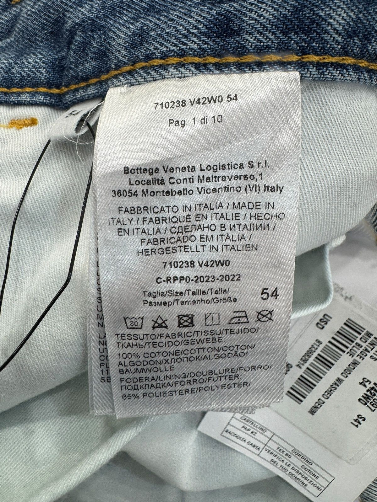 Bottega Veneta Bottega Veneta Wide Legged Denim Jeans Size US 34 / EU 50 - 5 Thumbnail
