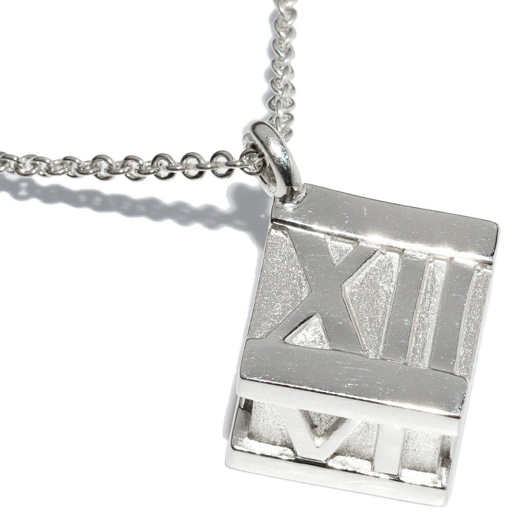 Tiffany & Co. Tiffany & Co. Tiffany & Co. Atlas Cube SV925 Pendant Necklace Precious Metal Necklace DUTY FREE for USA Size ONE SIZE - 1 Thumbnail