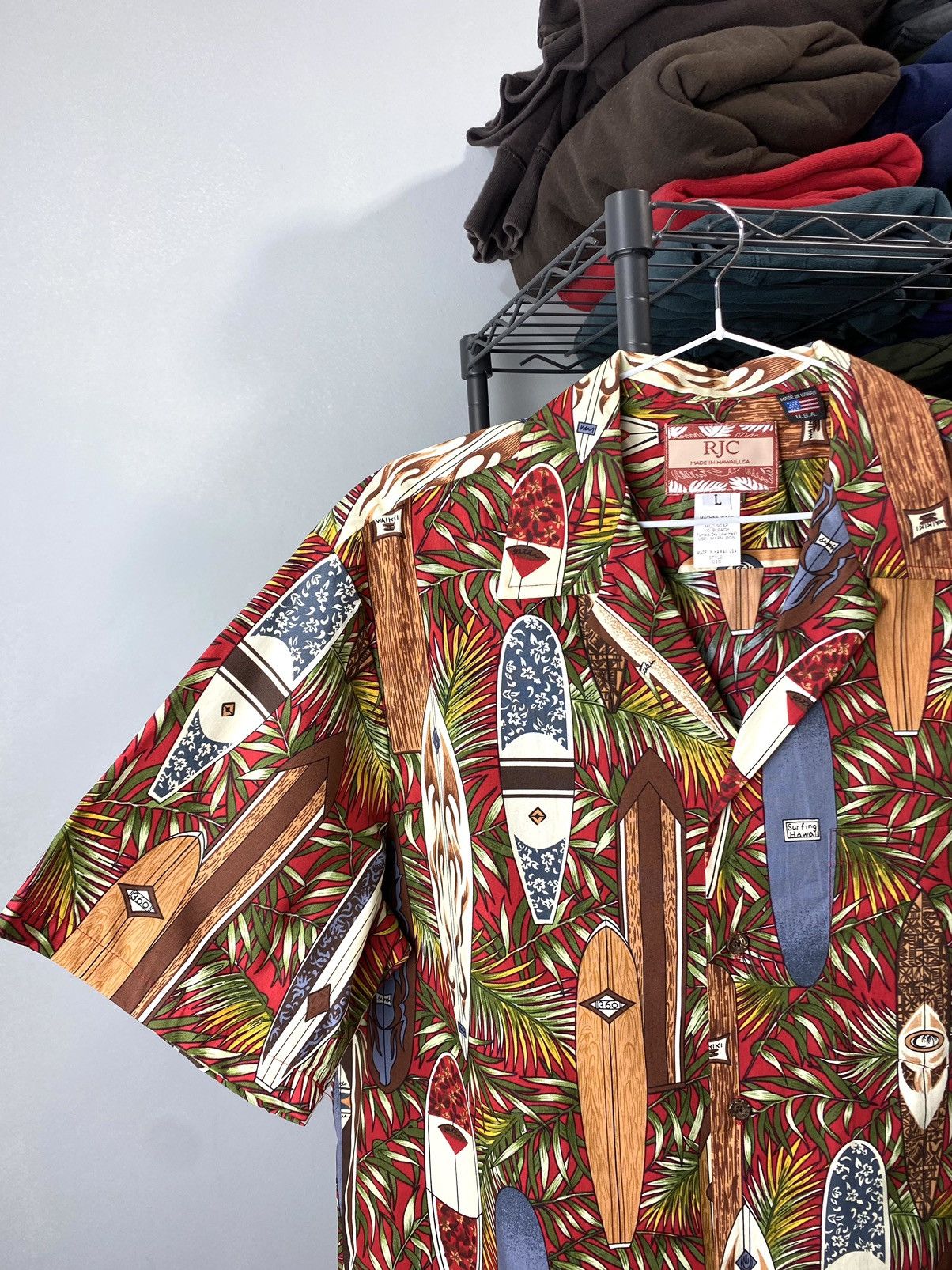 Vintage Rare! Vintage RJC Made In Hawaii USA Shirt American Vtg Size US L / EU 52-54 / 3 - 4 Thumbnail