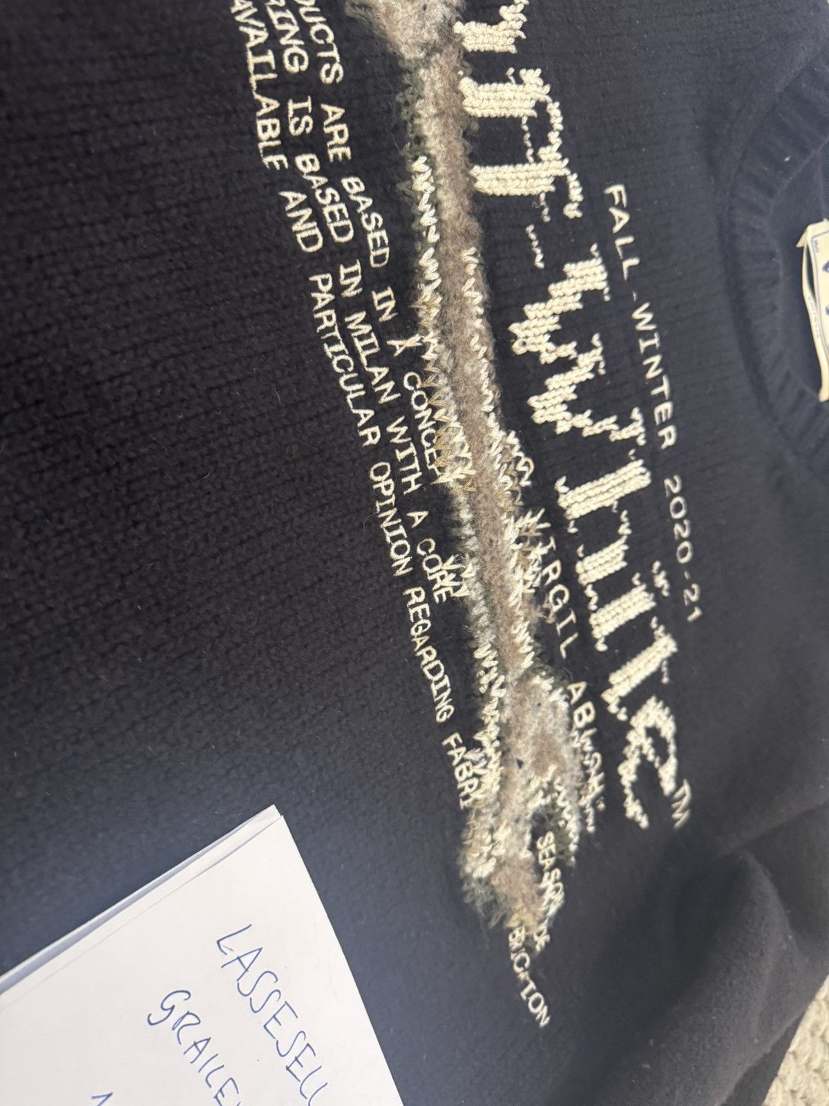 Off-White Off White Pascal Tool knit sweater Size US M / EU 48-50 / 2 - 3 Thumbnail