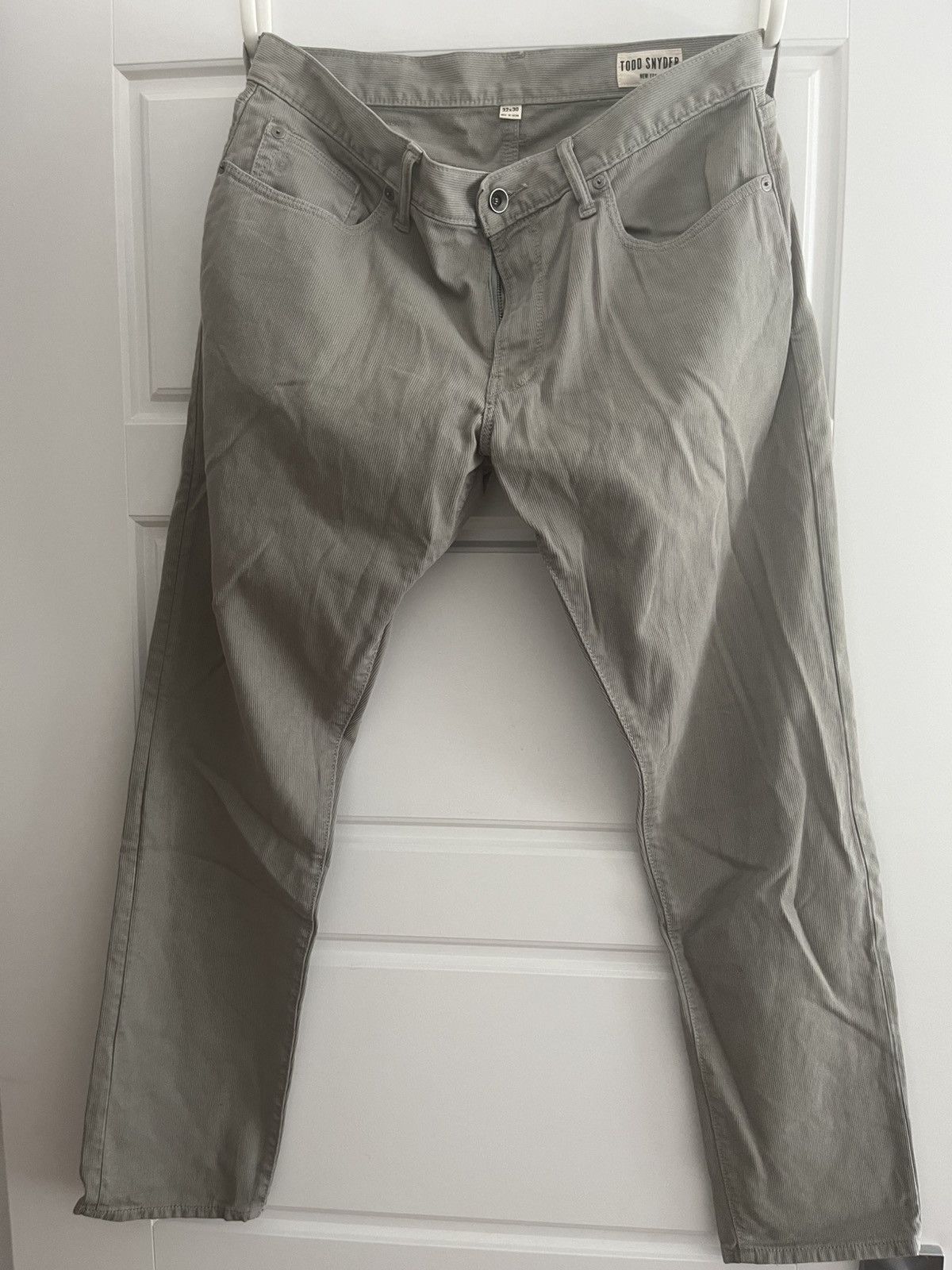 Todd Snyder Bedford Cord Pant in Cactus Size US 32 / EU 48 - 1 Thumbnail