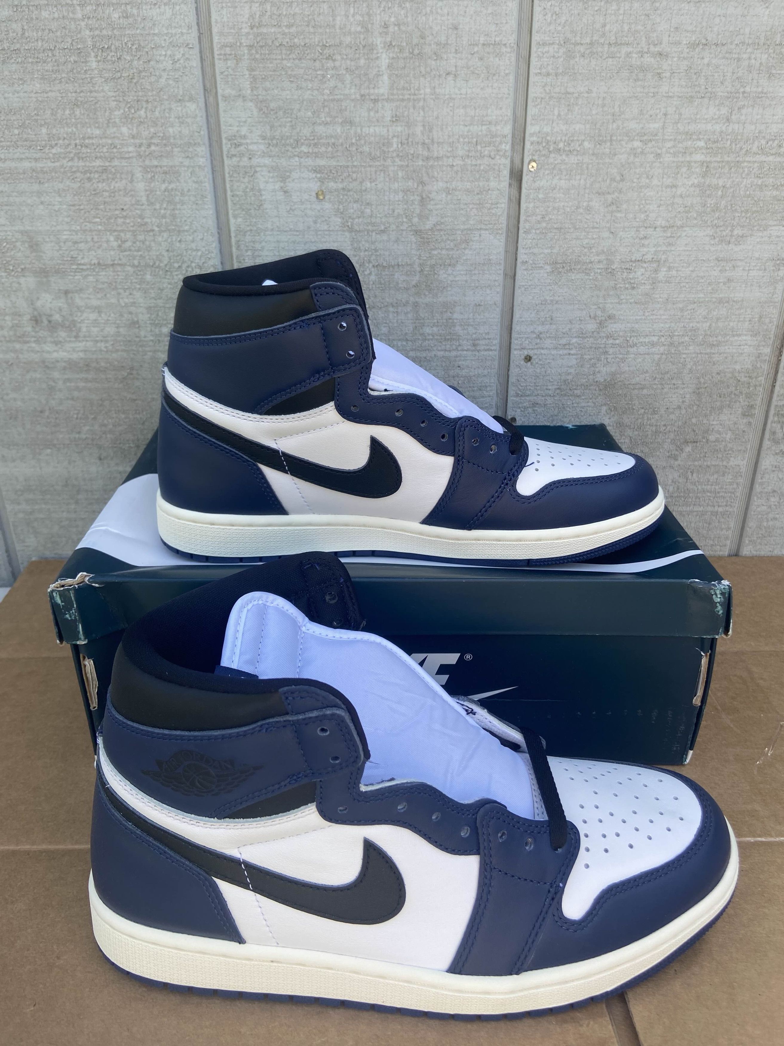 Nike Air Jordan 1 Retro OG High Midnight Navy Unreleased Sz 9.5 Size US 9.5 / EU 42-43 - 1 Thumbnail