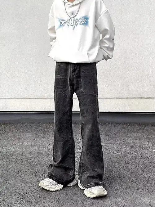 Other Vintage washed corrugated bootcut jeans Size US 32 / EU 48 - 2 Thumbnail