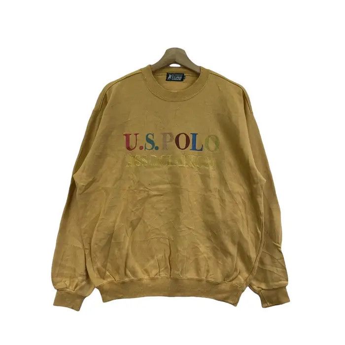 Vintage Vtg 90’ US POLO ASSOCIATION Rainbow Embroidery Size L / US 10 / IT 46 - 1 Thumbnail