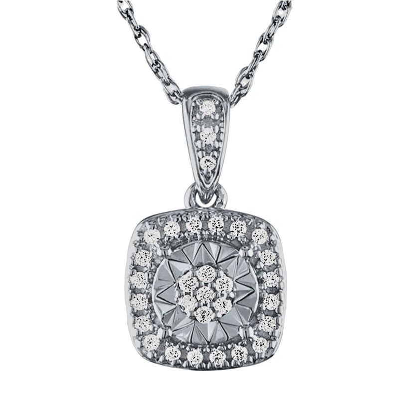 Other 1/10 CTTW Diamond Sterling 18" Pendant • NIB • 40% Off $125 Size ONE SIZE - 2 Thumbnail