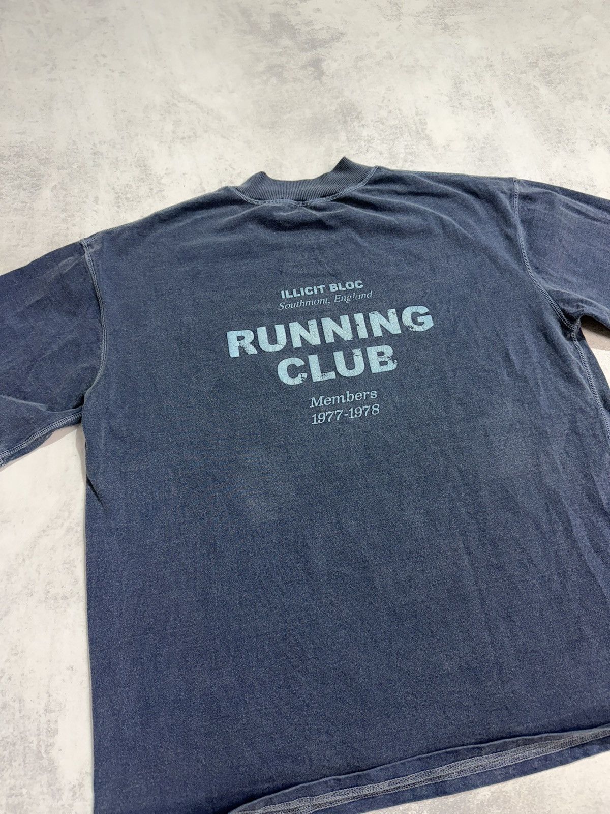Cole Buxton Illicit Bloc Southmont Running Club Vintage Wash Graphic Tee Size US M / EU 48-50 / 2 - 7 Thumbnail