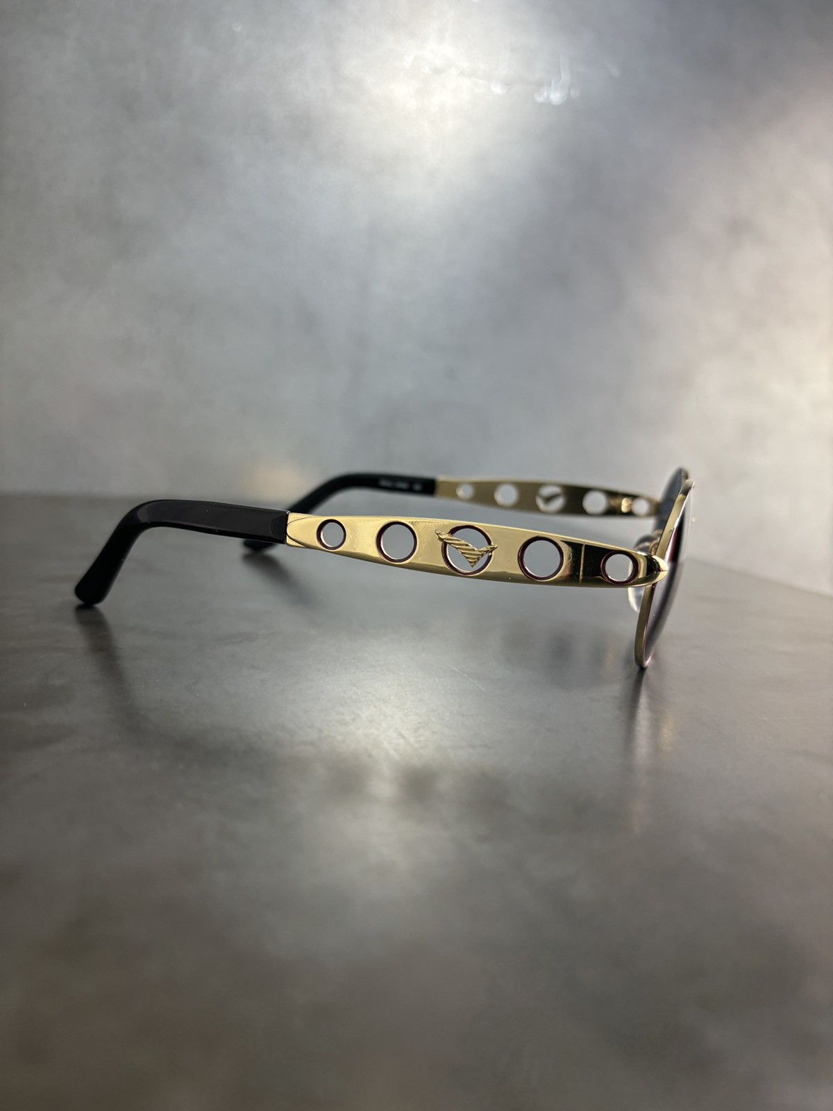 Designer NOS 1990s Sunglasses Metal JPG Diesel Sover Italy Deadstock Size ONE SIZE - 14 Thumbnail