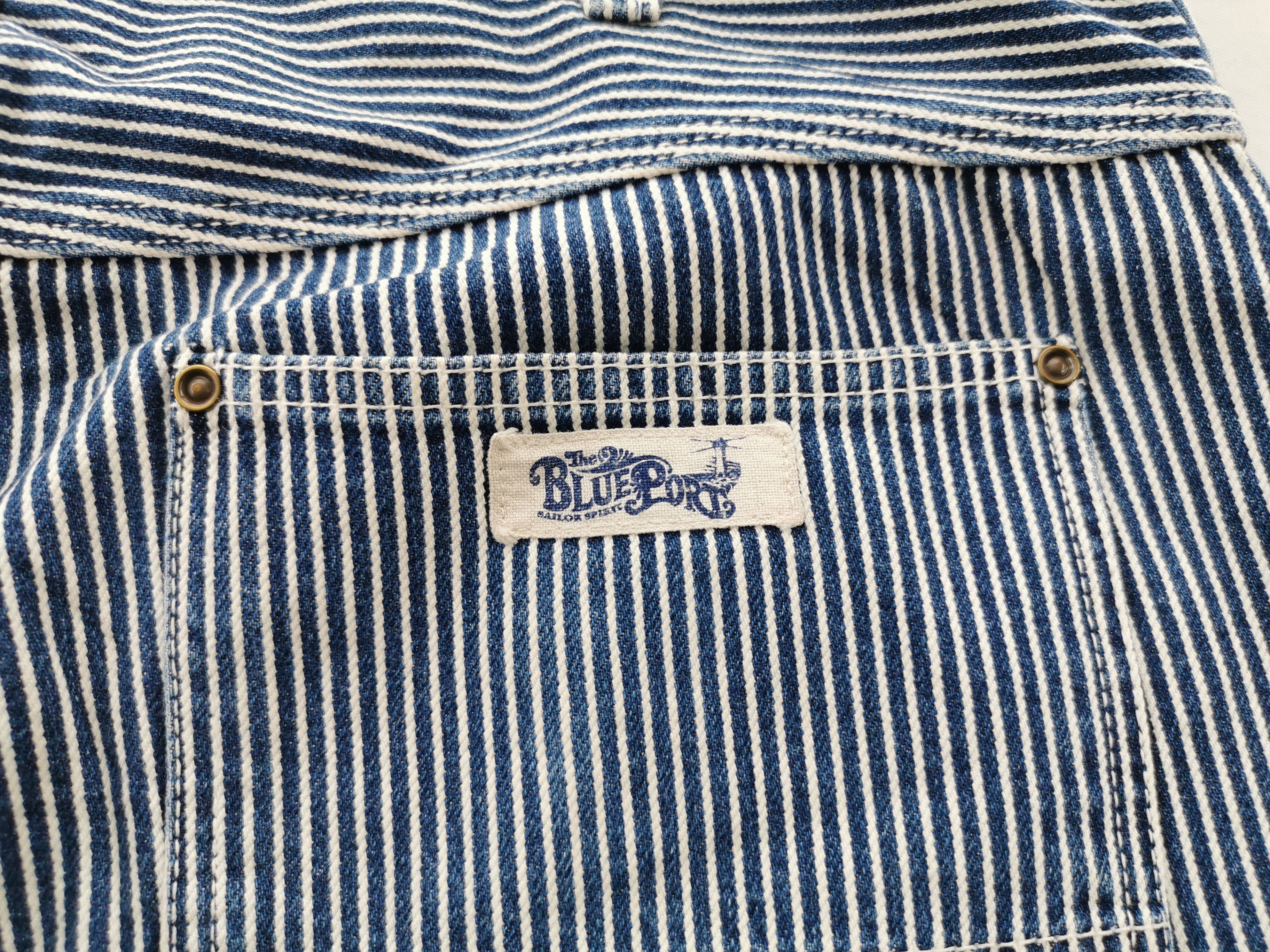 Vintage Blue Port Hickory Japenese Denim Made In Japan Size 38/36x33 Size US 38 / EU 54 - 7 Thumbnail