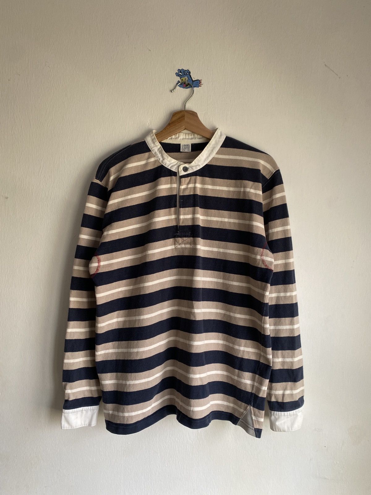 BARNS OUTFITTERS × Japanese Brand Barns Outfitter Polo Rugby Tee Size US L / EU 52-54 / 3 - 1 Thumbnail