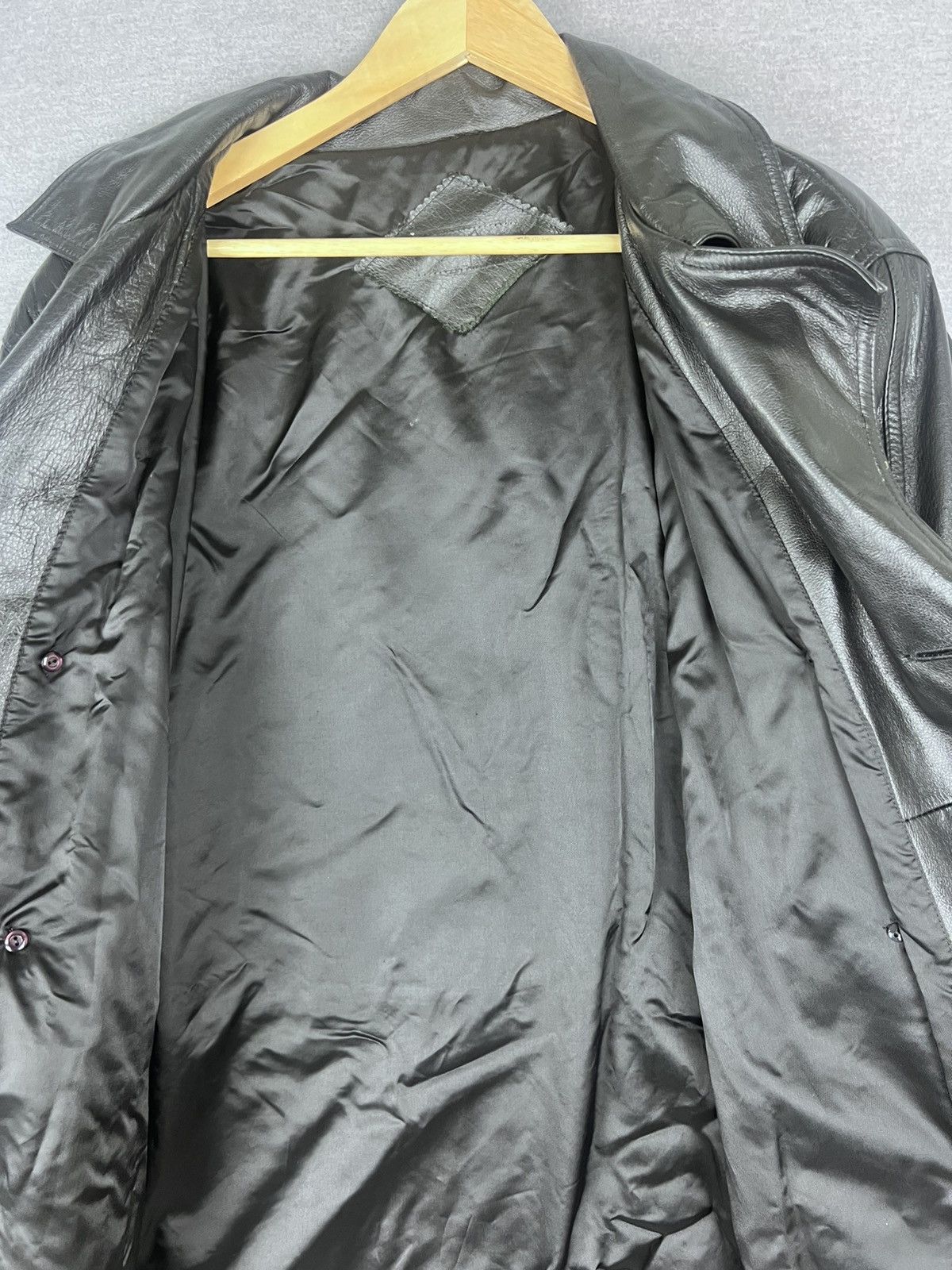 Vintage Vintage 80s 90s Men’s Black Leather Jacket Fits XXL Size US XXL / EU 58 / 5 - 4 Thumbnail