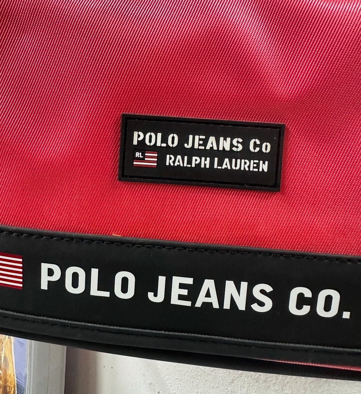 Polo Ralph Lauren × Vintage 90S POLO JEANS BAG Size ONE SIZE - 2 Thumbnail