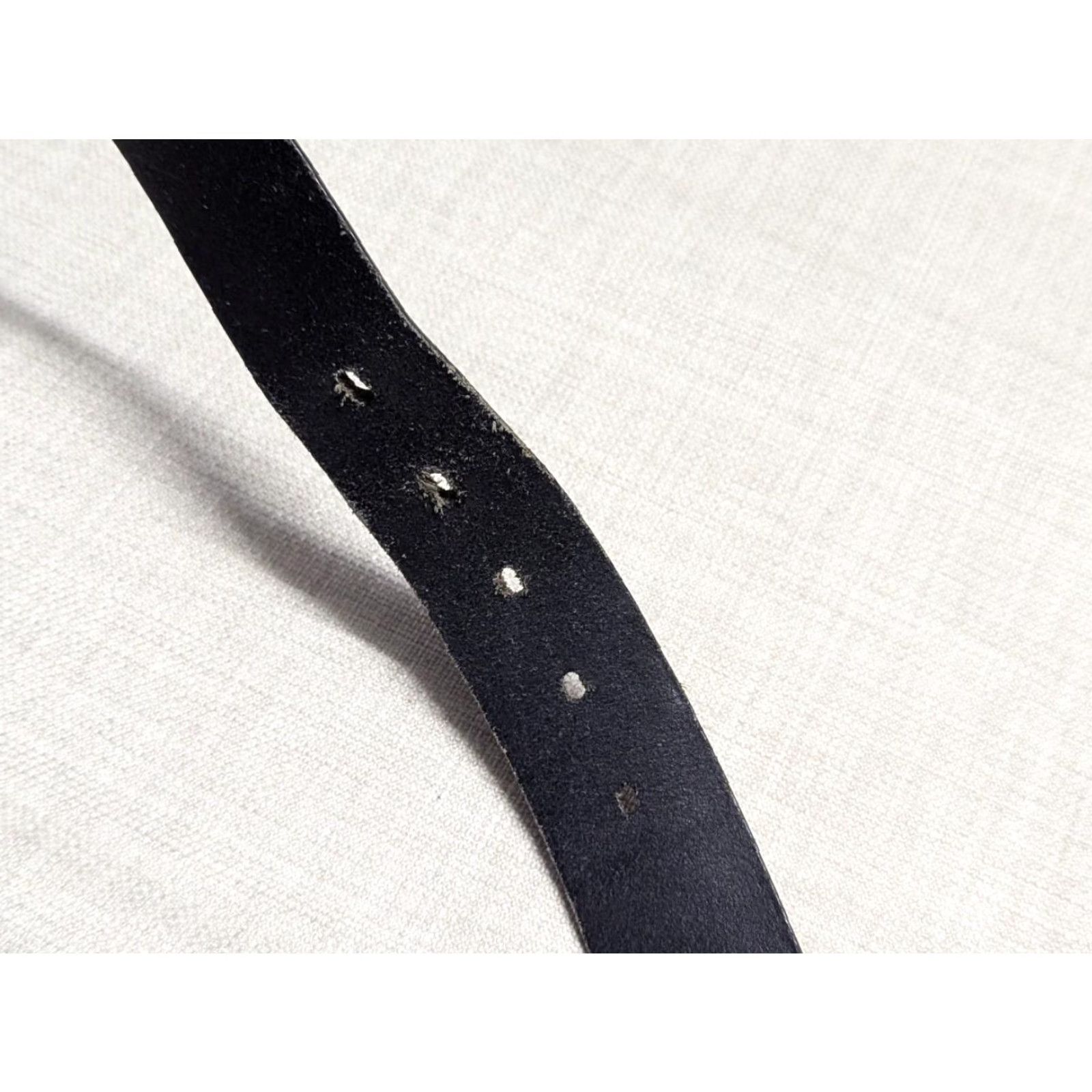 Levi's VINTAGE LEVI'S belt Leather Cowhide 40 black Men Size 40 Size 40 - 6 Thumbnail