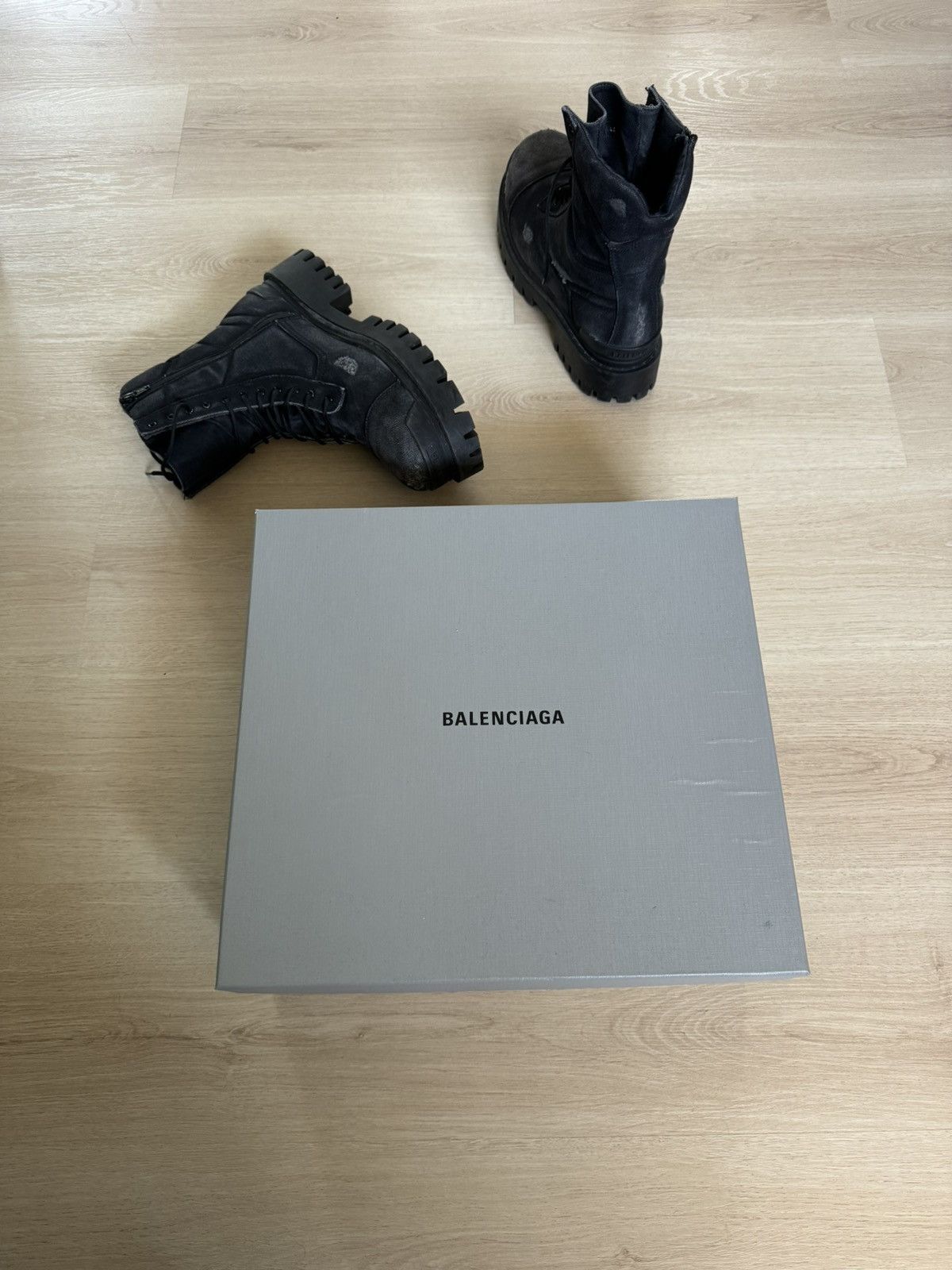 Balenciaga Balenciaga FW22 Combat Boots Size US 11 / EU 44 - 8 Thumbnail