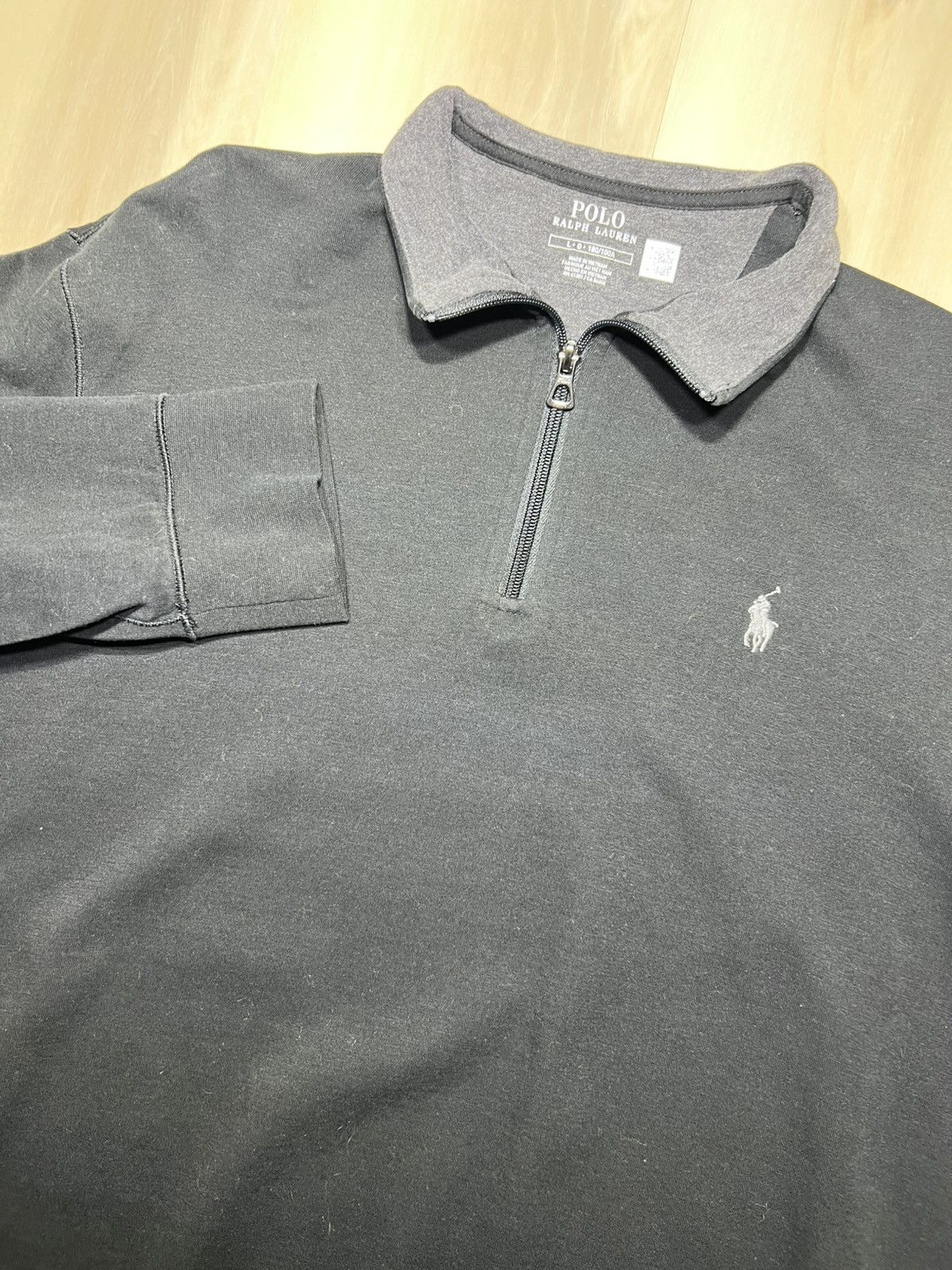 Polo Ralph Lauren Polo Ralph Lauren Sweater sz L Black Quarter Zip Performance Size US L / EU 52-54 / 3 - 1 Thumbnail