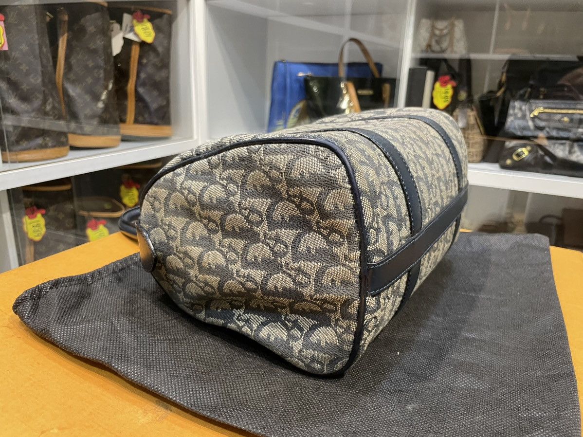 Dior AUTHENTIC CRISTIAN DIOR CANVAS BOSTON 25 HANDBAG VINTAGE Size ONE SIZE - 10 Thumbnail
