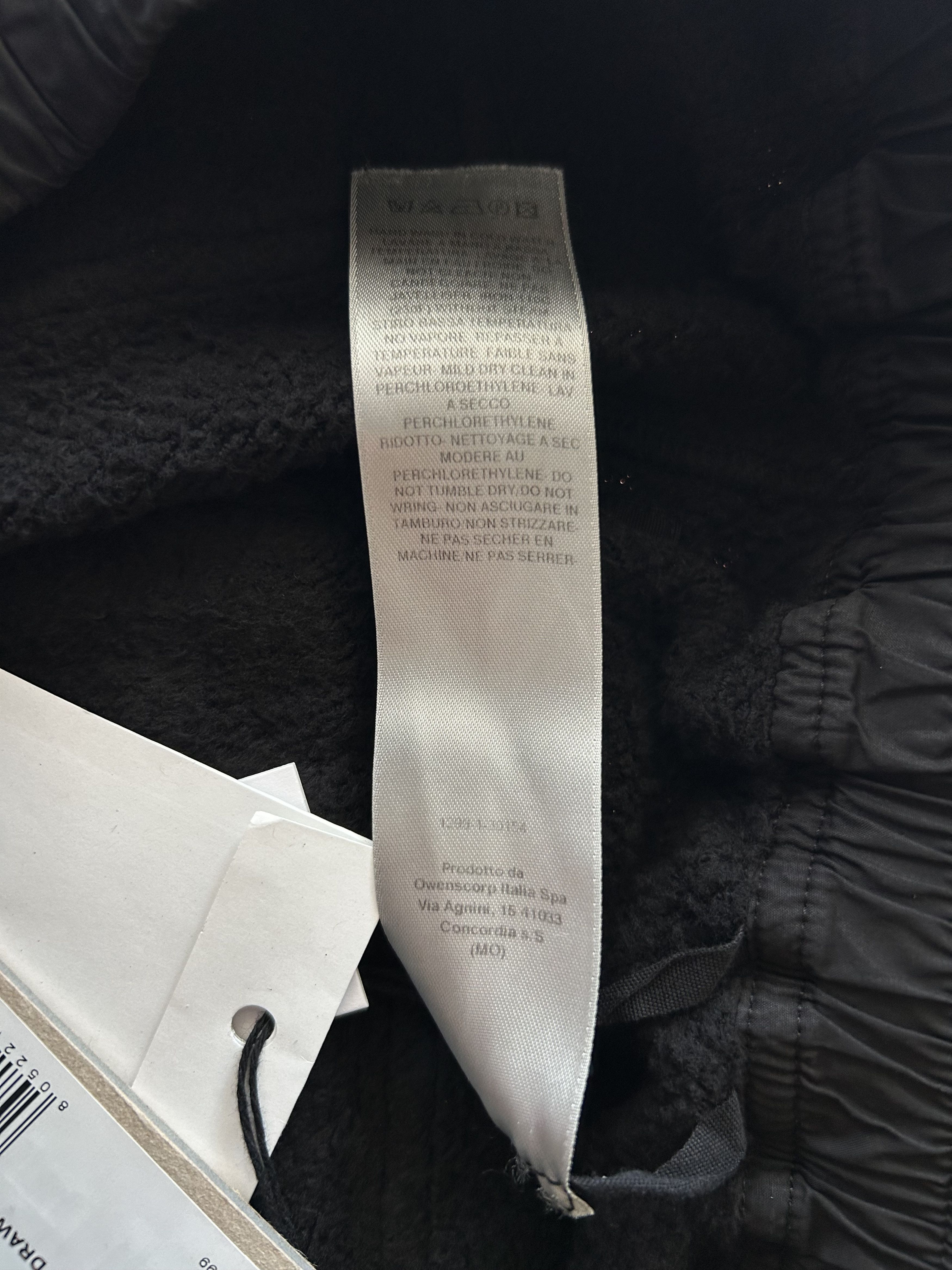 Rick Owens Rick Owens Black Cargo Drawstrings Jogger Pants Size US 34 / EU 50 - 4 Thumbnail