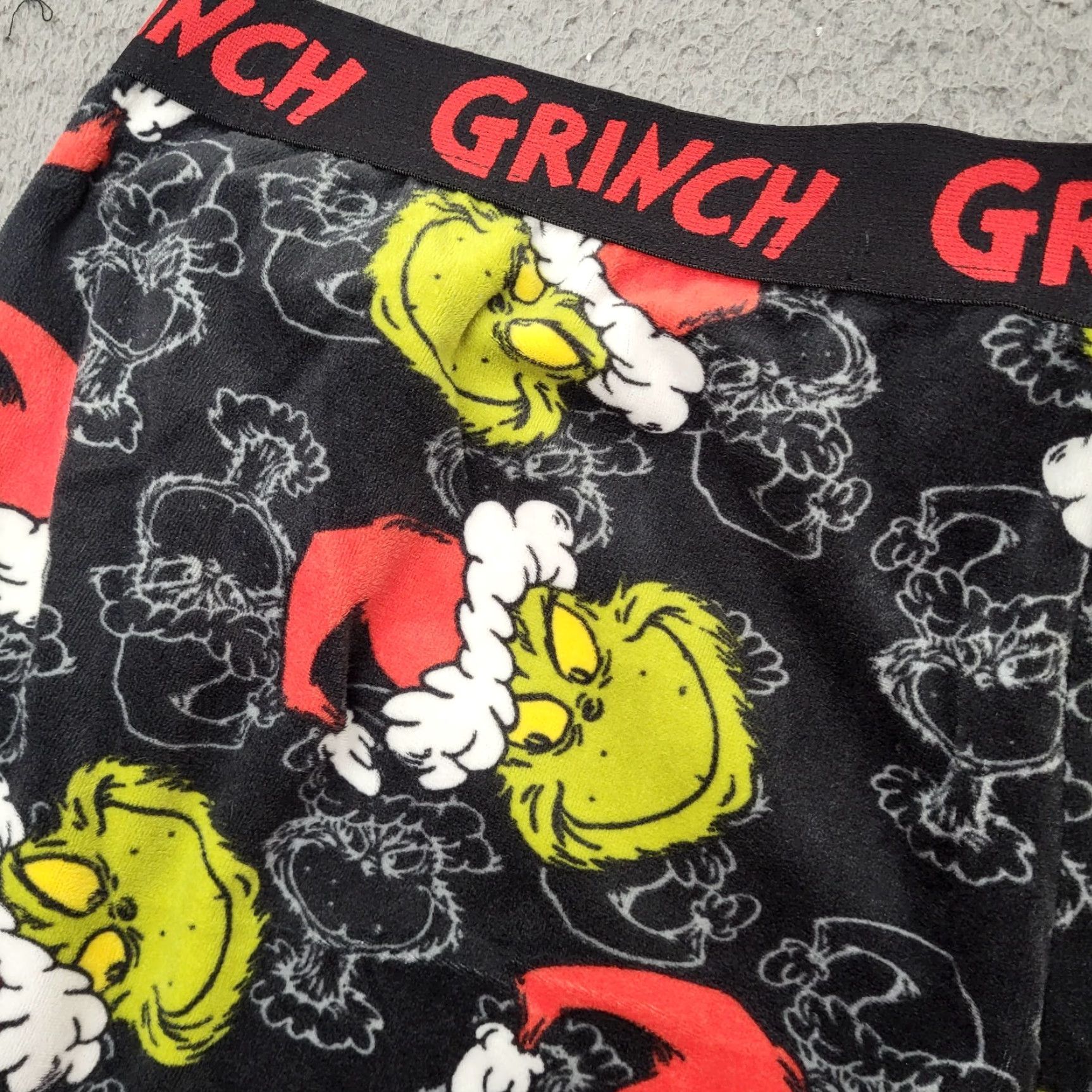 Vintage VINTAGE? No — not vintage. The Grinch Dr. Seuss PJ Pants Mens XL Christmas Sleep Lounge Pajamas Bottom Size US 36 / EU 52 - 7 Thumbnail
