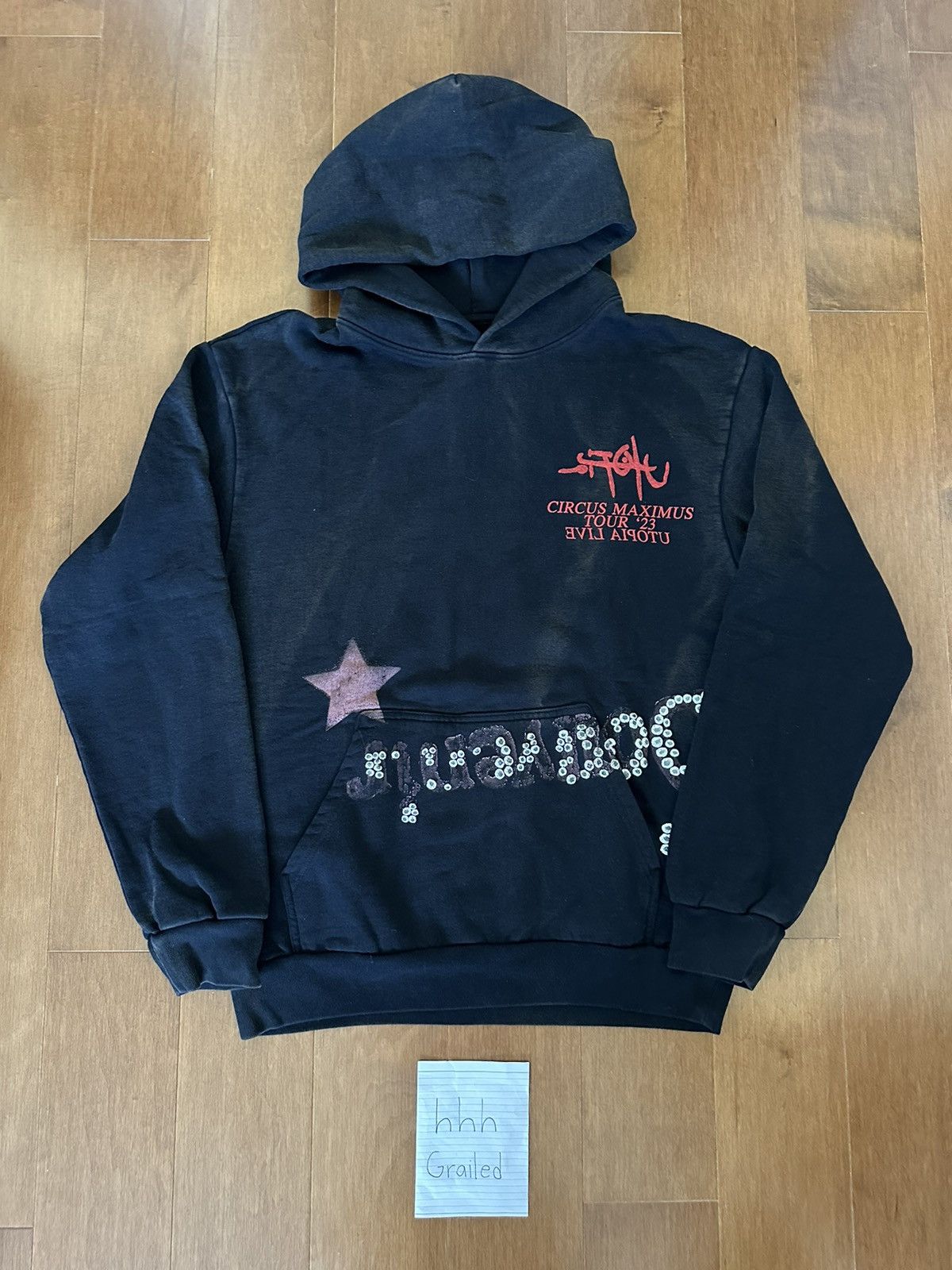 Travis Scott LONDON EXCLUSIVE UTOPIA TOUR HOODIE TRAVIS SCOTT Grailed