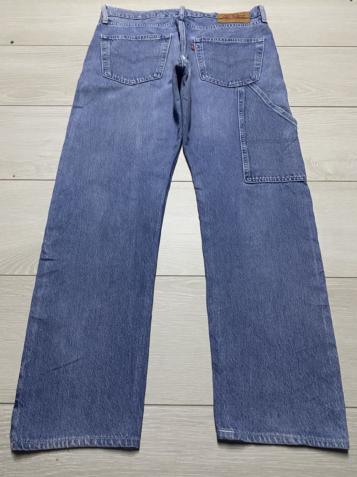 Levi's Vintage Levis 502 Y2K Carpenter Faded Wash Taperred Leg Jean Size US 32 / EU 48 - 2 Thumbnail