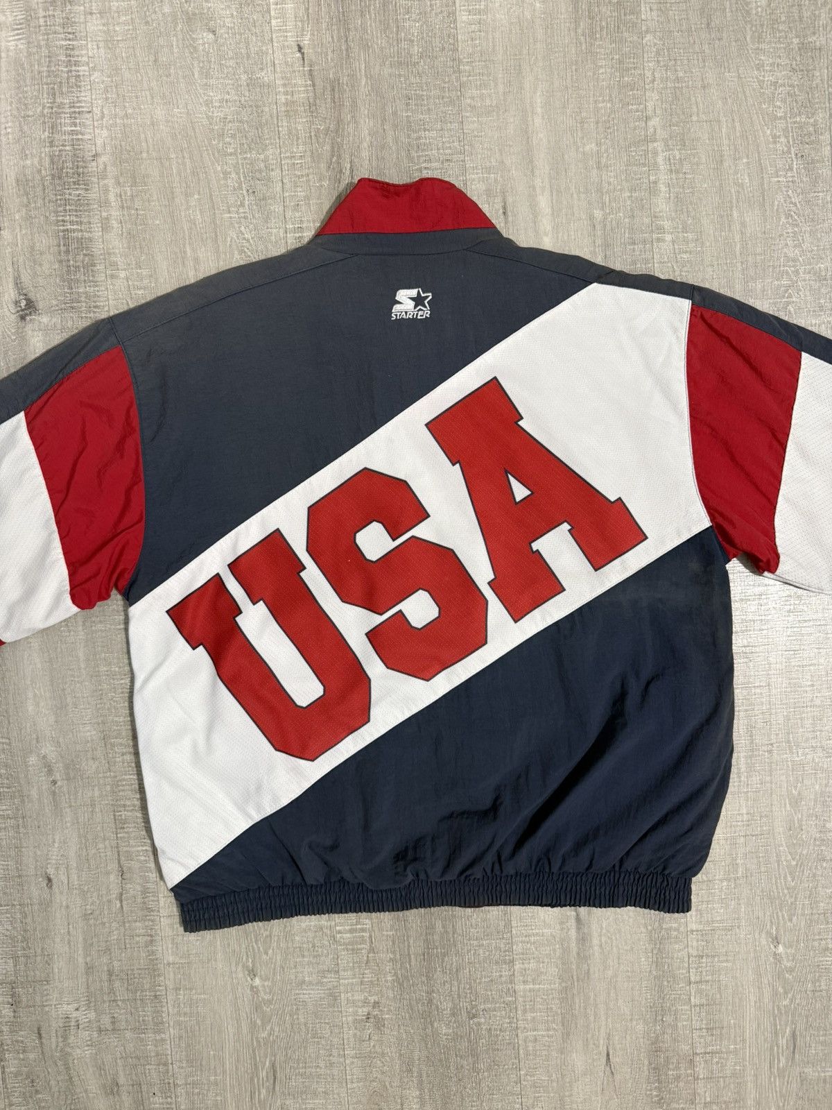 Starter Vintage sun faded atlanta 1996 olympic games starter jacket Size US XL / EU 56 / 4 - 22 Thumbnail