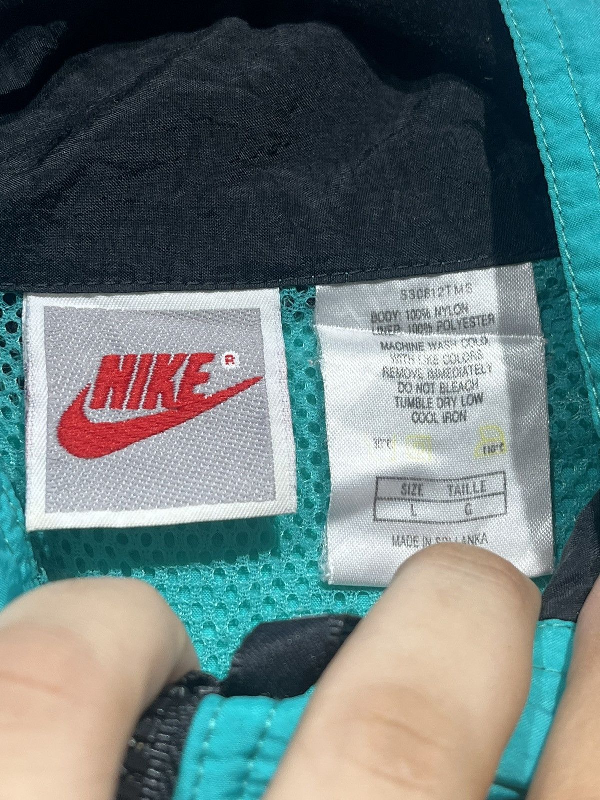 Nike × Vintage Vintage Nike windbreaker Size US L / EU 52-54 / 3 - 3 Thumbnail