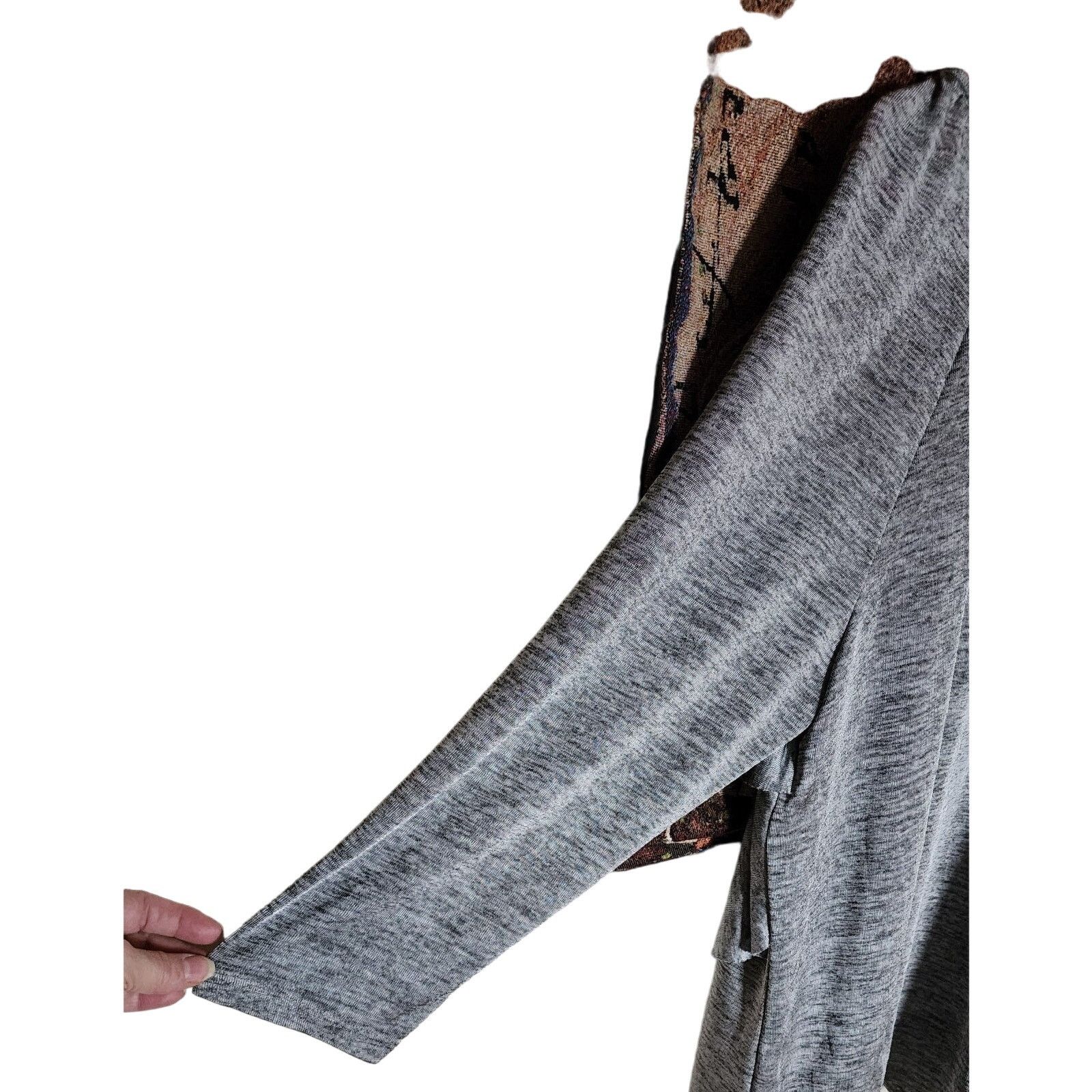 Element Elements Womans Size 2XL gray long sleeved top Size XXL / US 16-18 / IT 52-54 - 6 Thumbnail