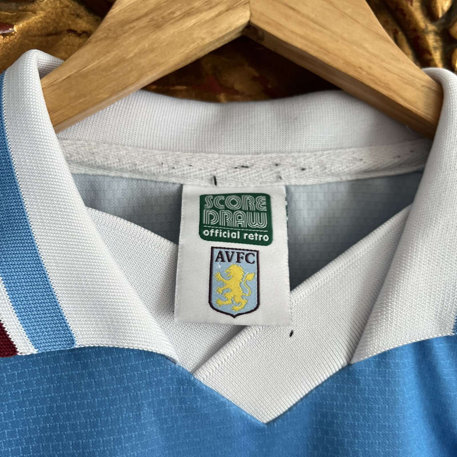 Vintage Score Draw West Ham United Soccer Shirt Retro Jersey Size US S / EU 44-46 / 1 - 6 Thumbnail