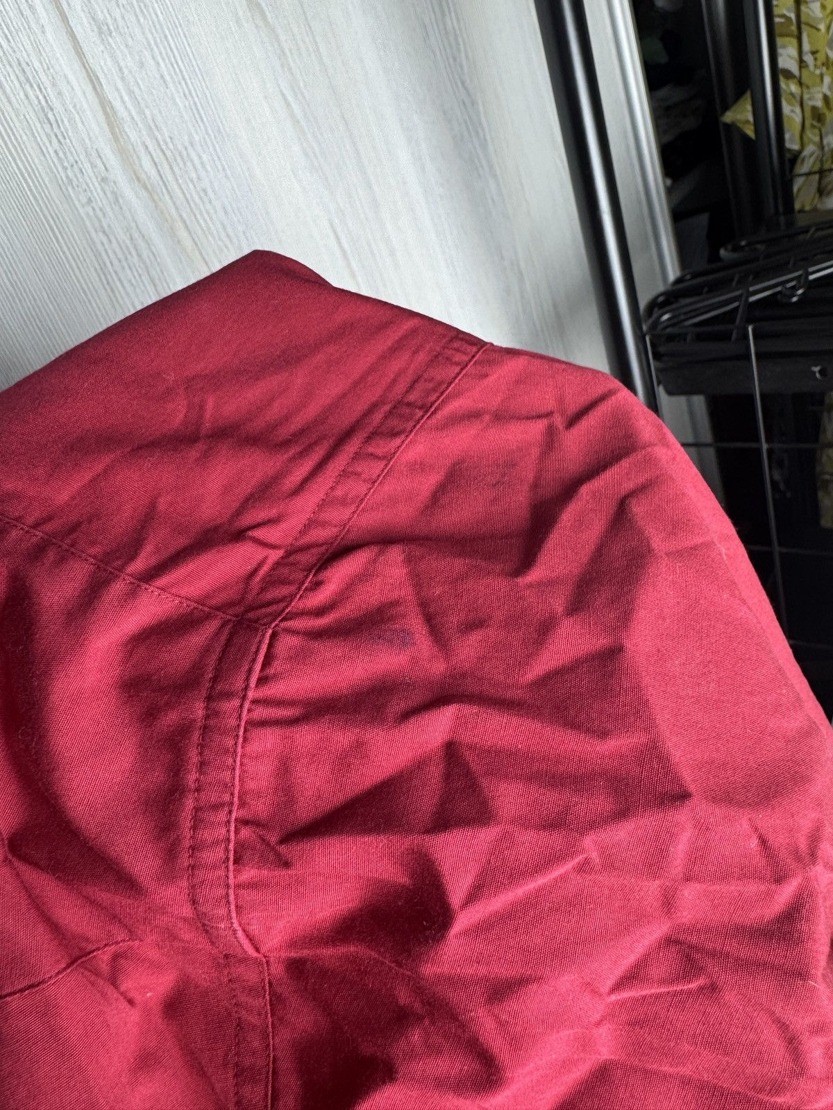 agnes b. agnes b. made in Japan vintage red w/ metal button ls shirt Size US L / EU 52-54 / 3 - 14 Thumbnail